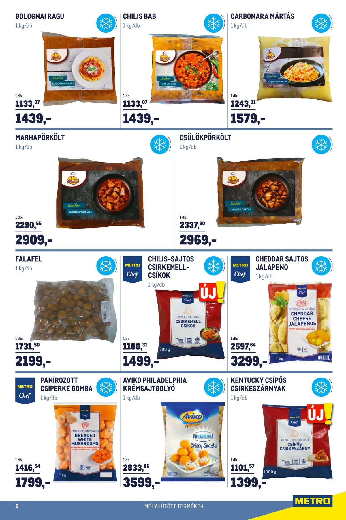 Metro akciós újság Horeca 07.13–08.09 – 5. oldal