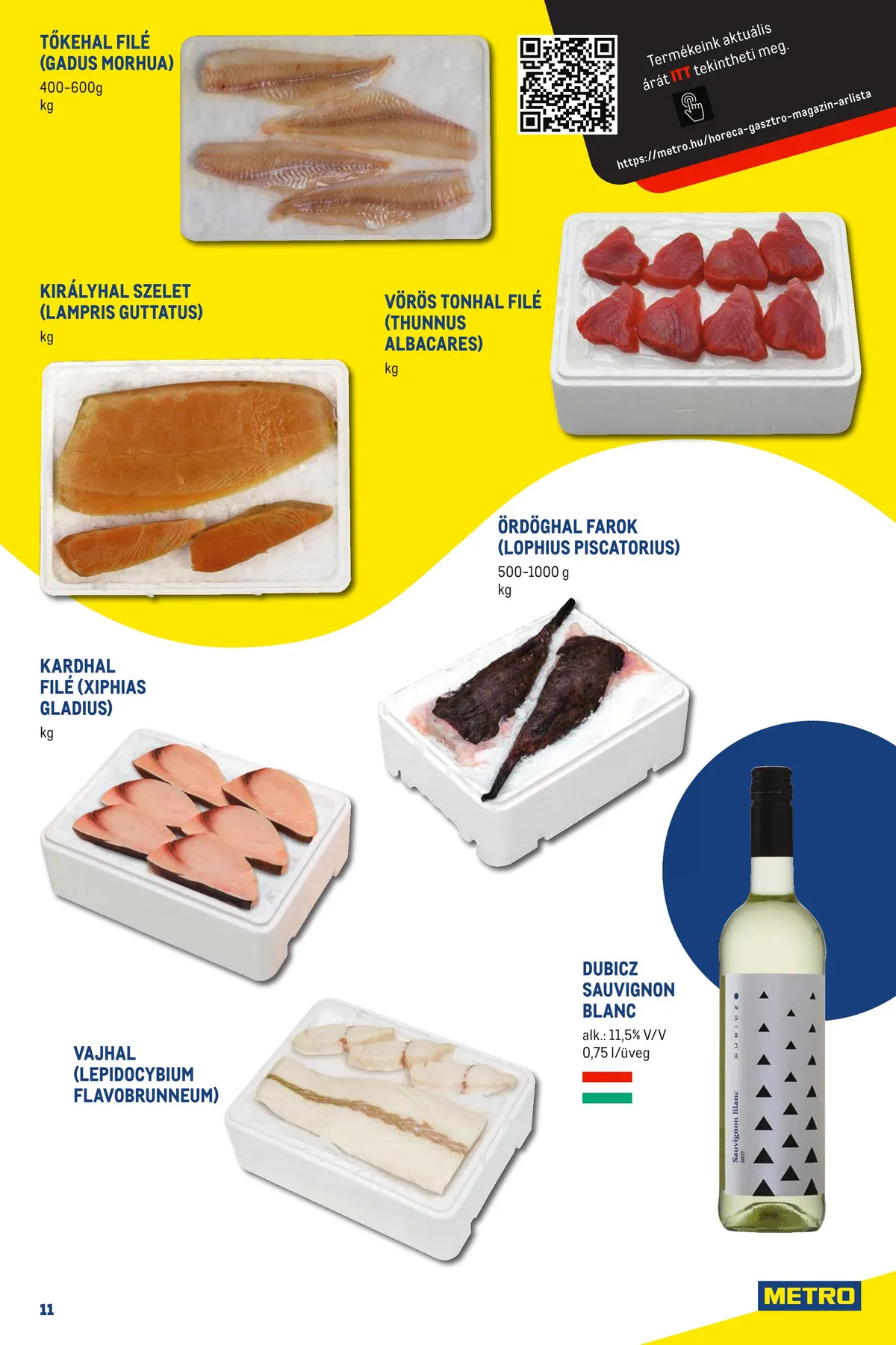 Metro akciós újság Horeca 10.05–11.01 – 11. oldal