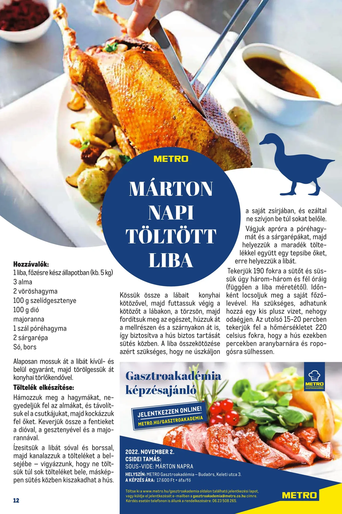 Metro akciós újság Horeca 10.05–11.01 – 12. oldal