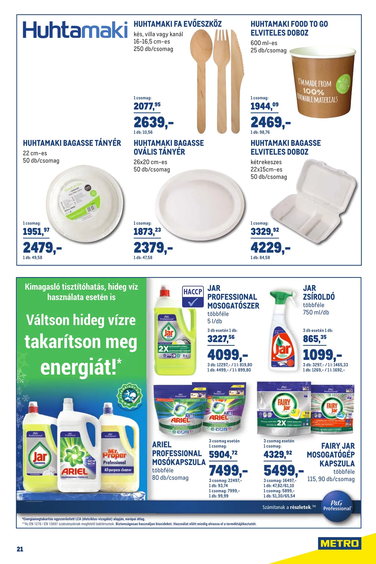 Metro akciós újság Horeca 10.05–11.01 – 21. oldal