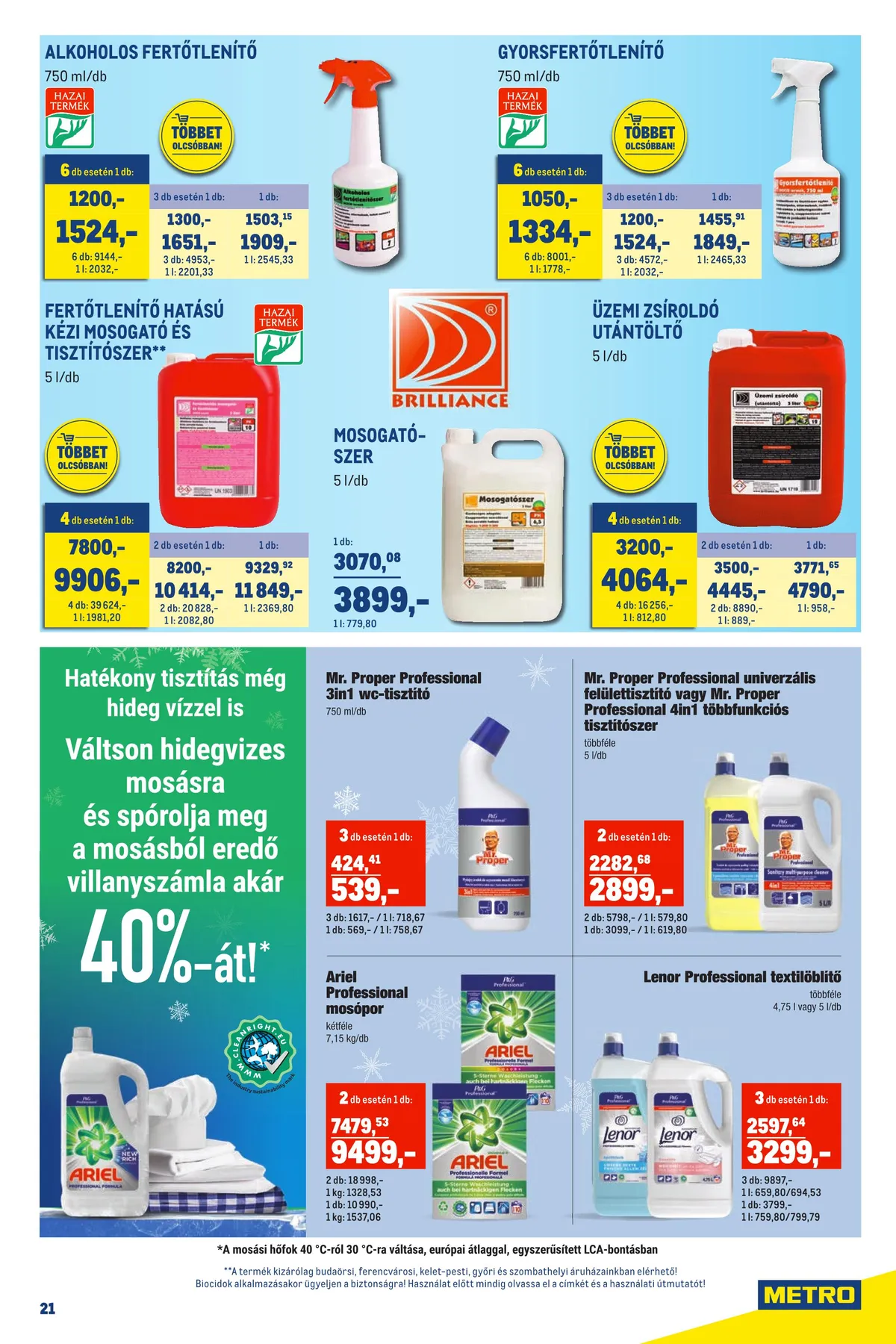 Metro akciós újság Horeca 11.02–11.29 – 21. oldal