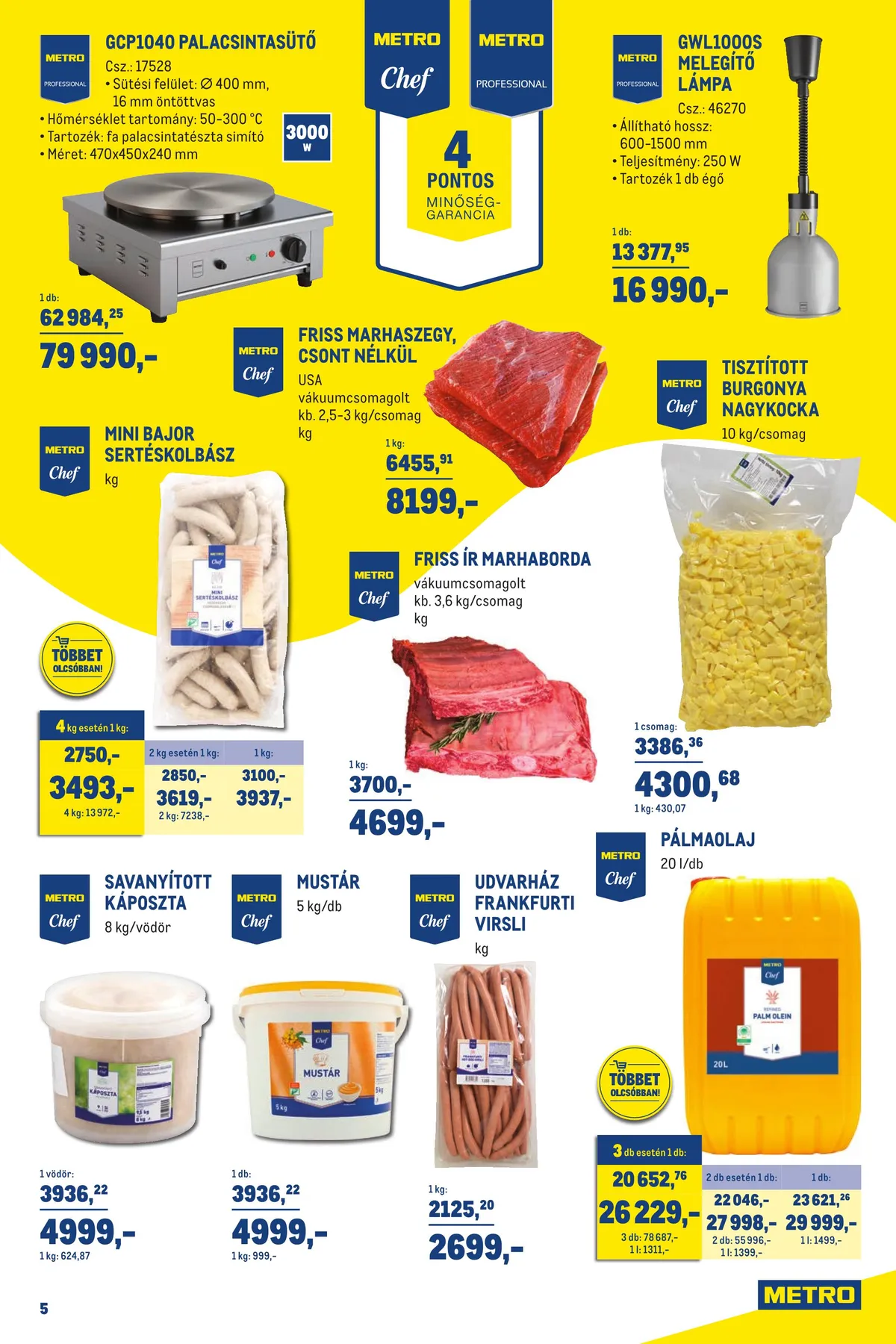 Metro akciós újság Horeca 11.02–11.29 – 5. oldal