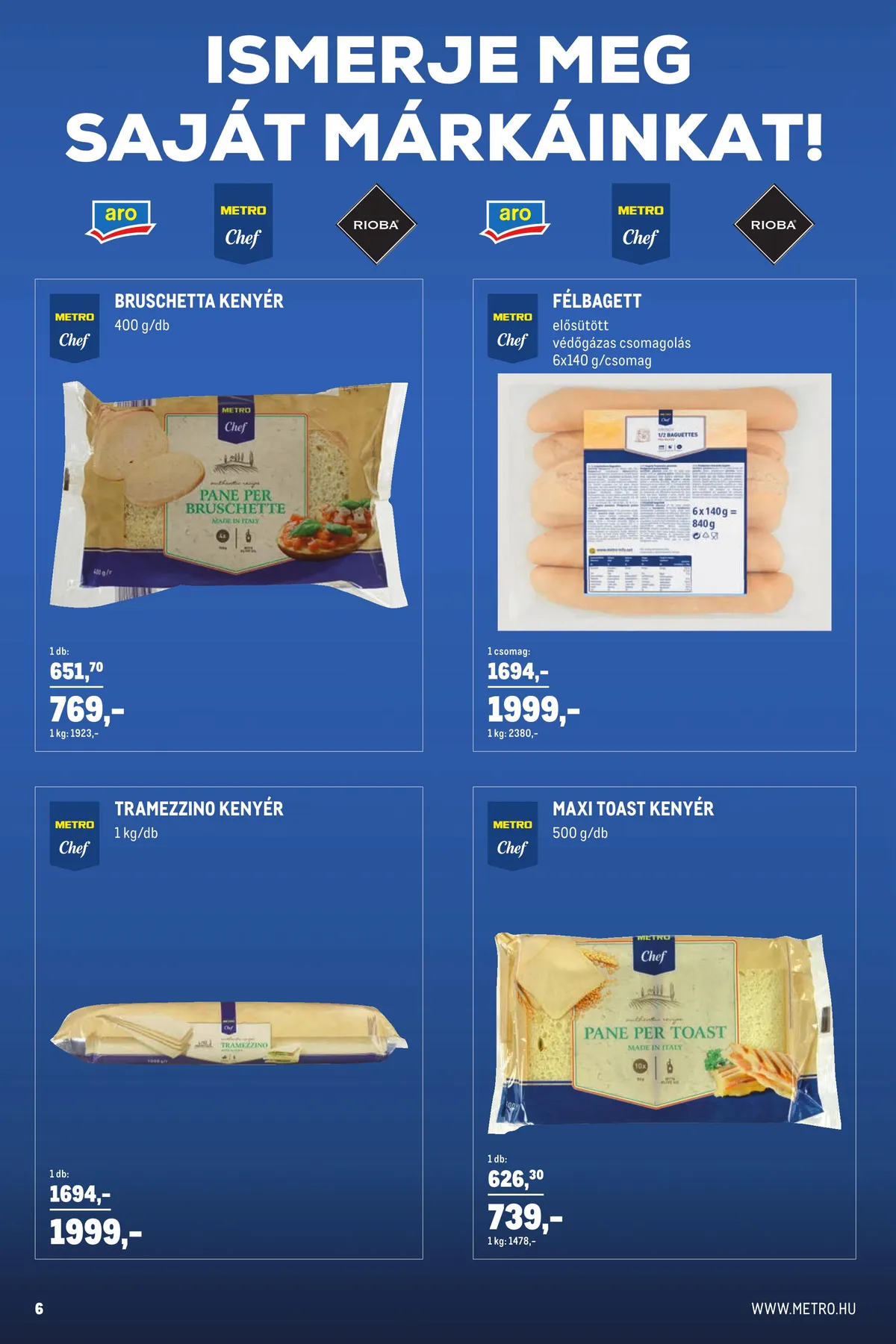 Metro akciós újság Horeca 11.02–11.29 – 6. oldal