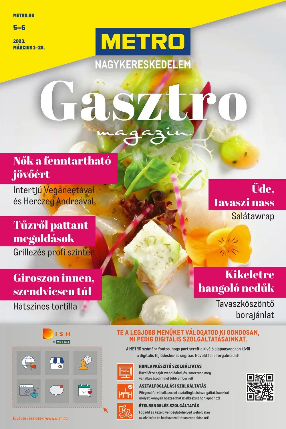 Metro akciós újság Horeca 03.01–03.28