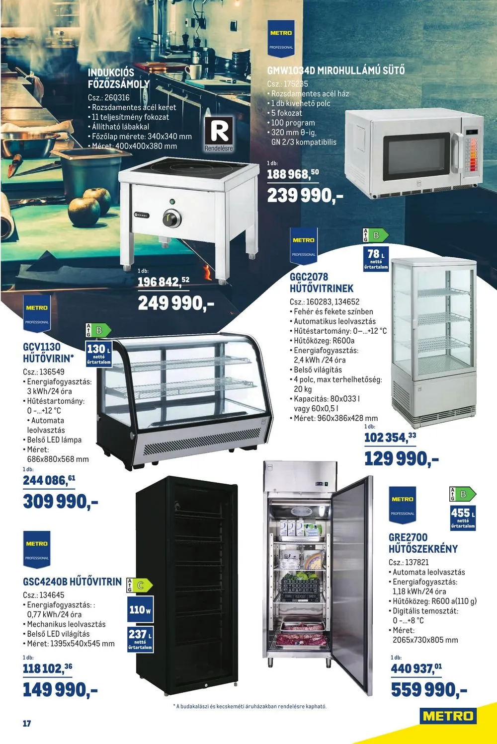 Metro akciós újság Horeca 03.01–03.28 – 17. oldal