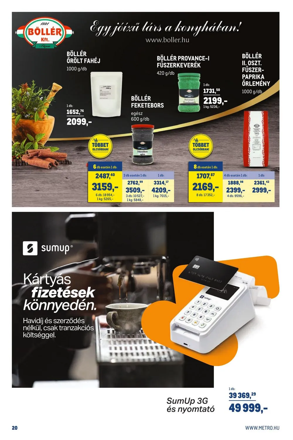 Metro akciós újság Horeca 03.01–03.28 – 20. oldal
