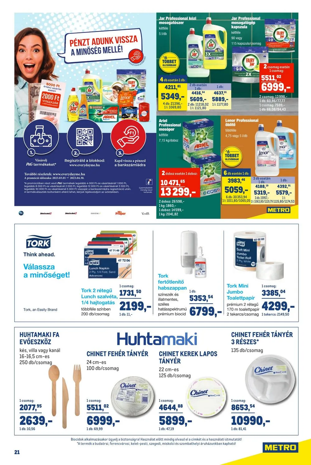 Metro akciós újság Horeca 03.01–03.28 – 21. oldal