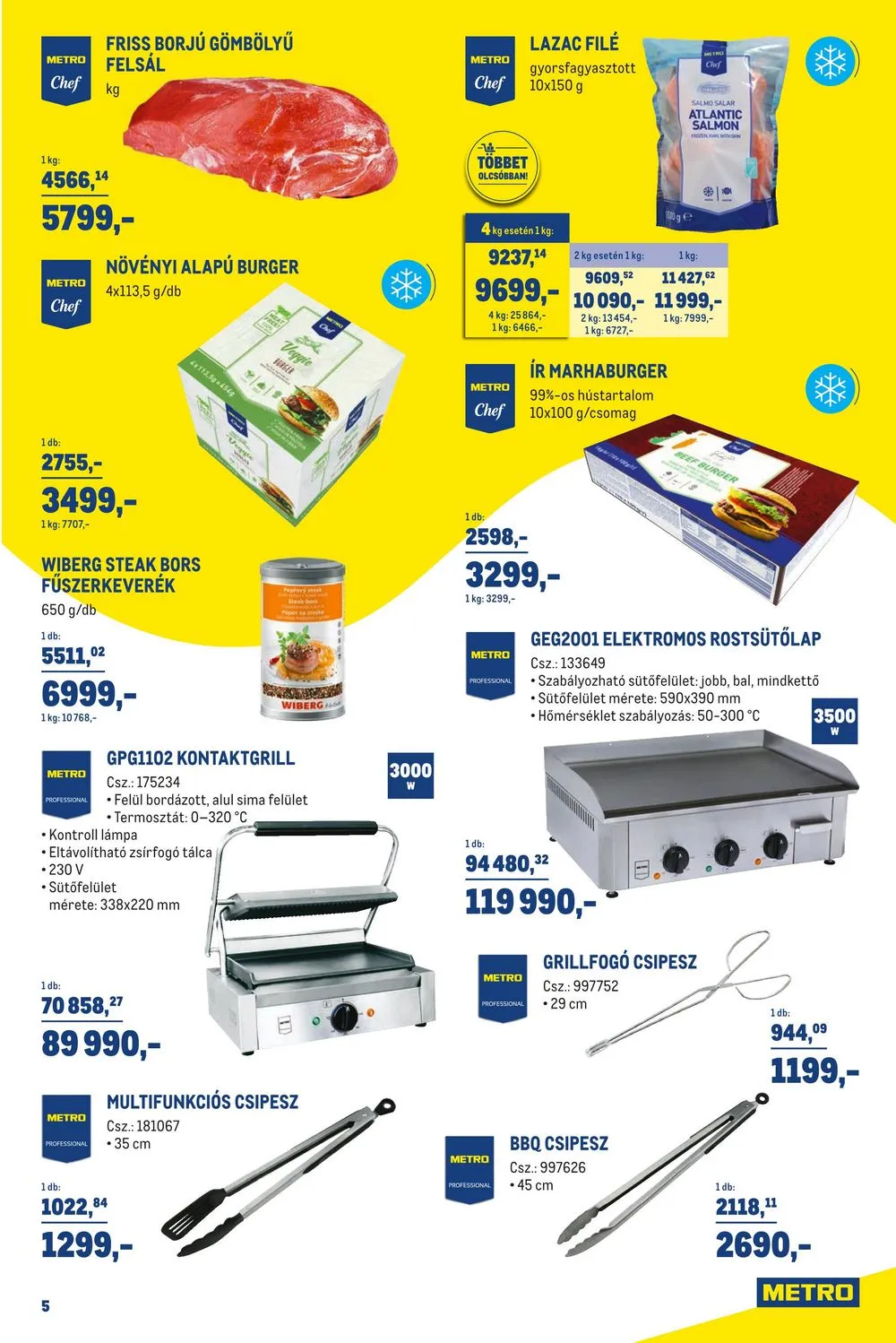 Metro akciós újság Horeca 03.01–03.28 – 5. oldal