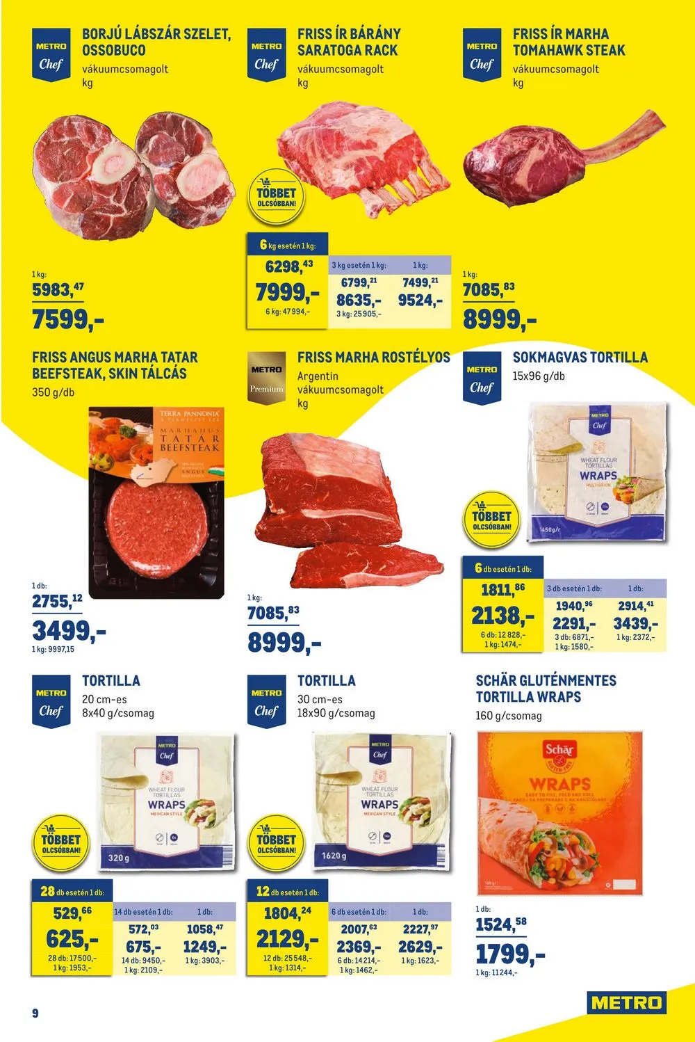Metro akciós újság Horeca 03.01–03.28 – 9. oldal