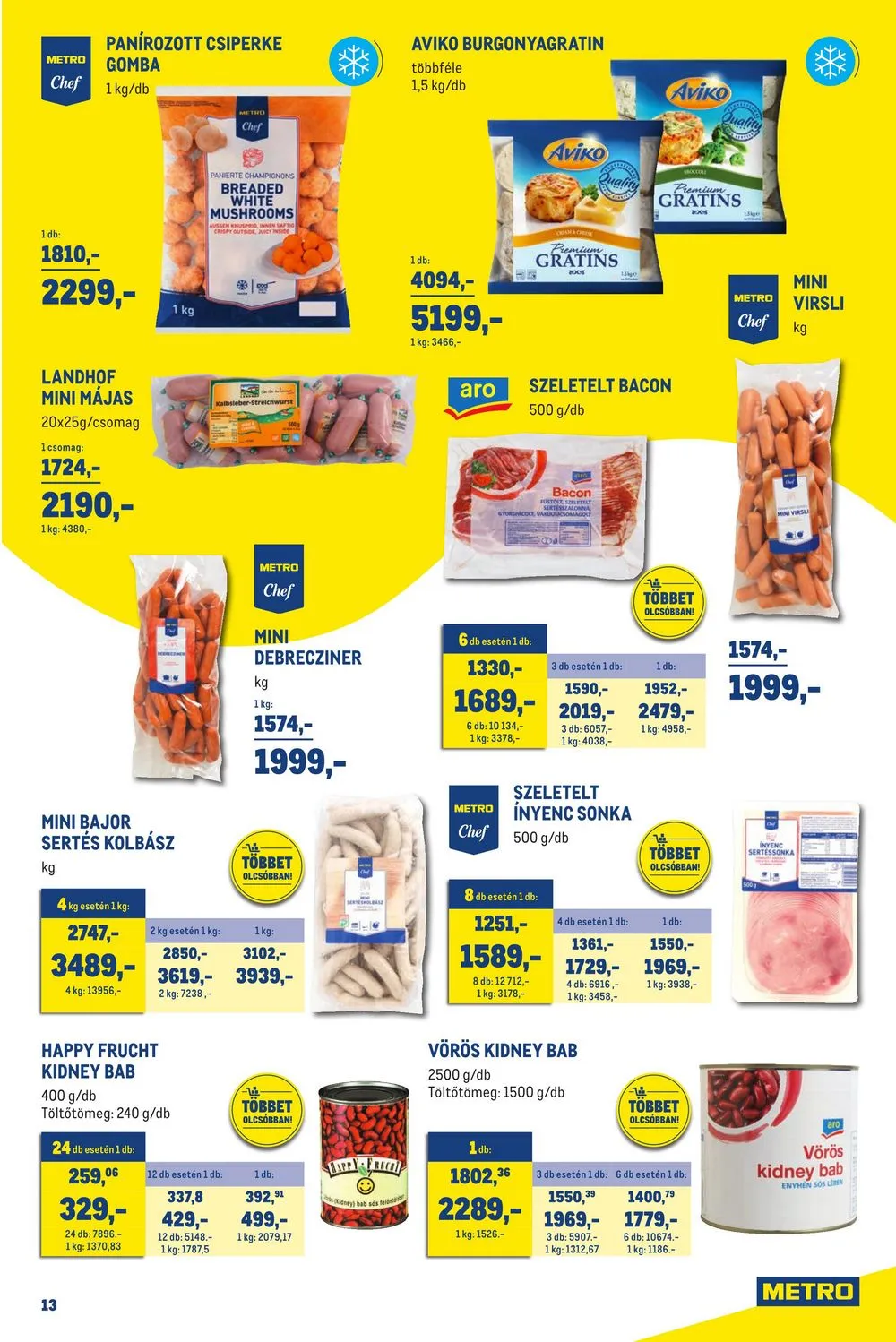 Metro akciós újság Horeca 03.29–05.02 – 13. oldal