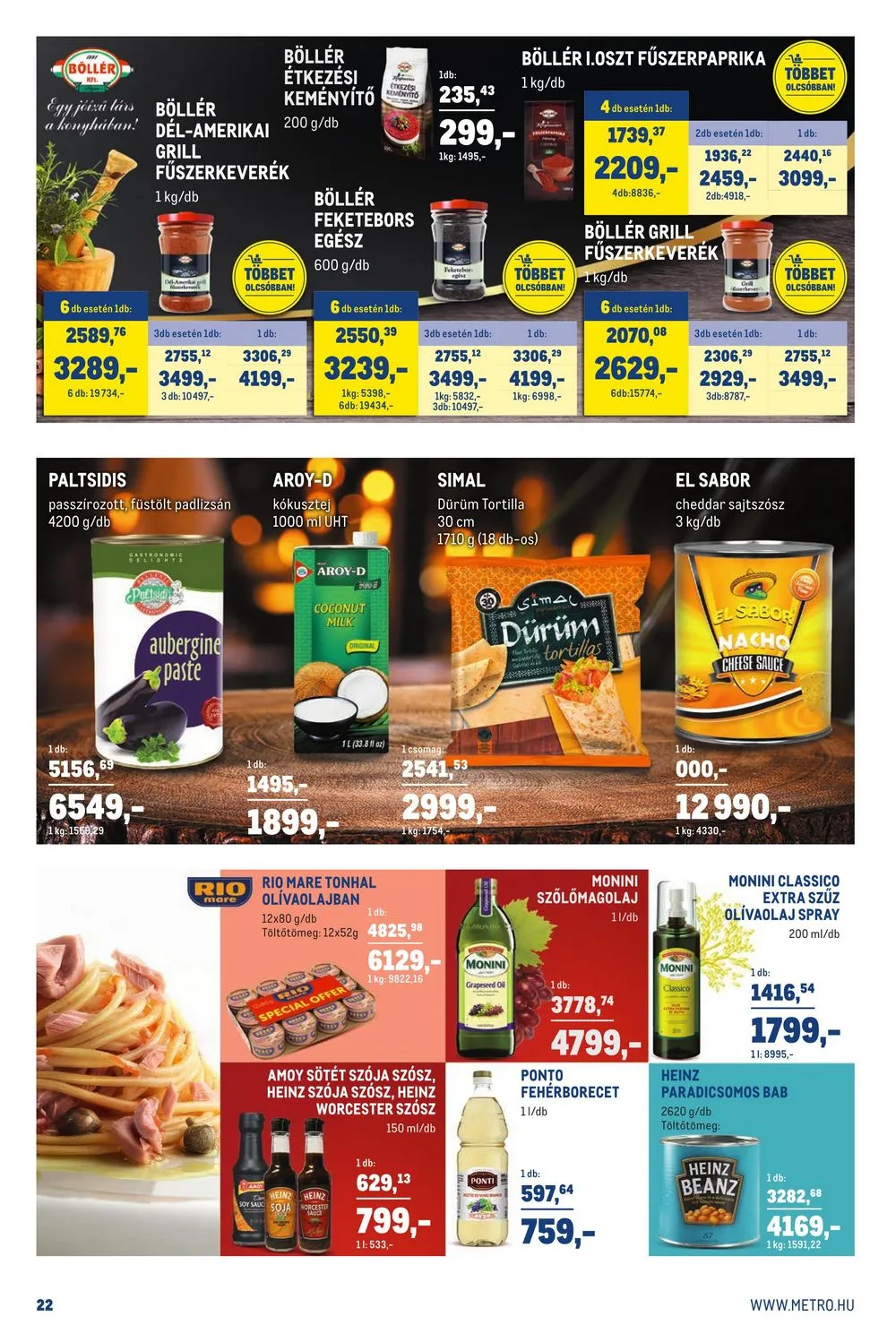 Metro akciós újság Horeca 03.29–05.02 – 22. oldal