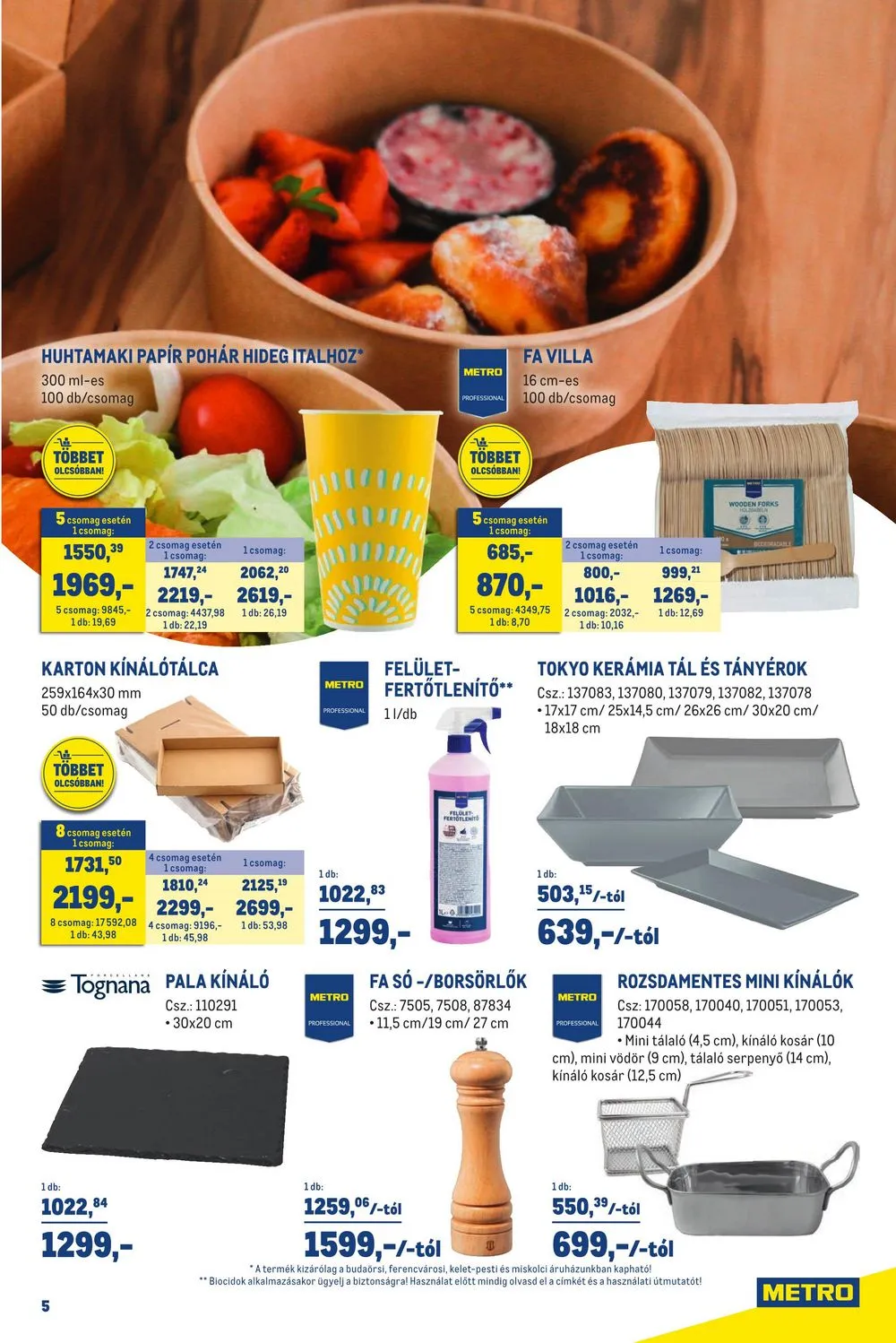 Metro akciós újság Horeca 03.29–05.02 – 5. oldal
