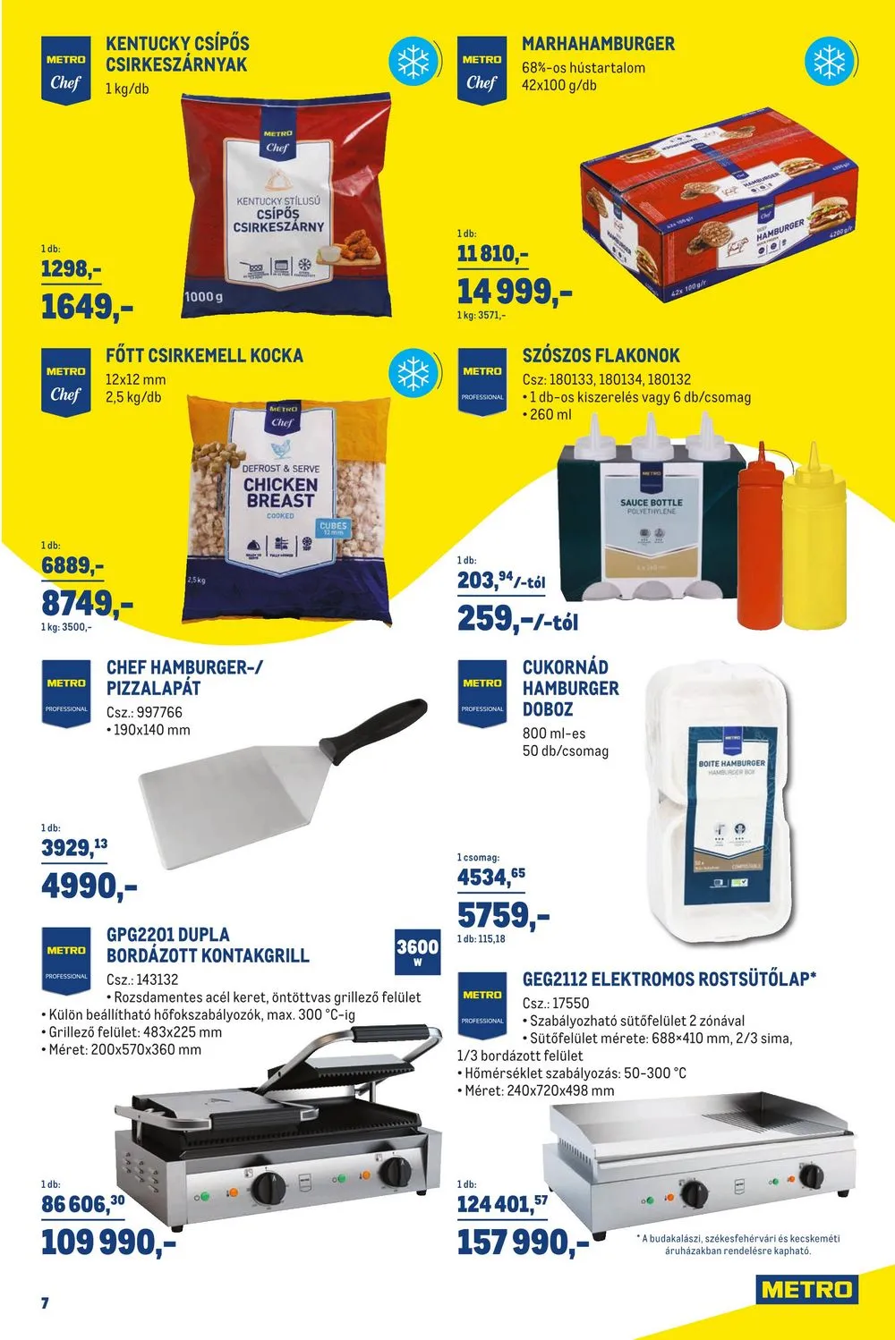 Metro akciós újság Horeca 03.29–05.02 – 7. oldal