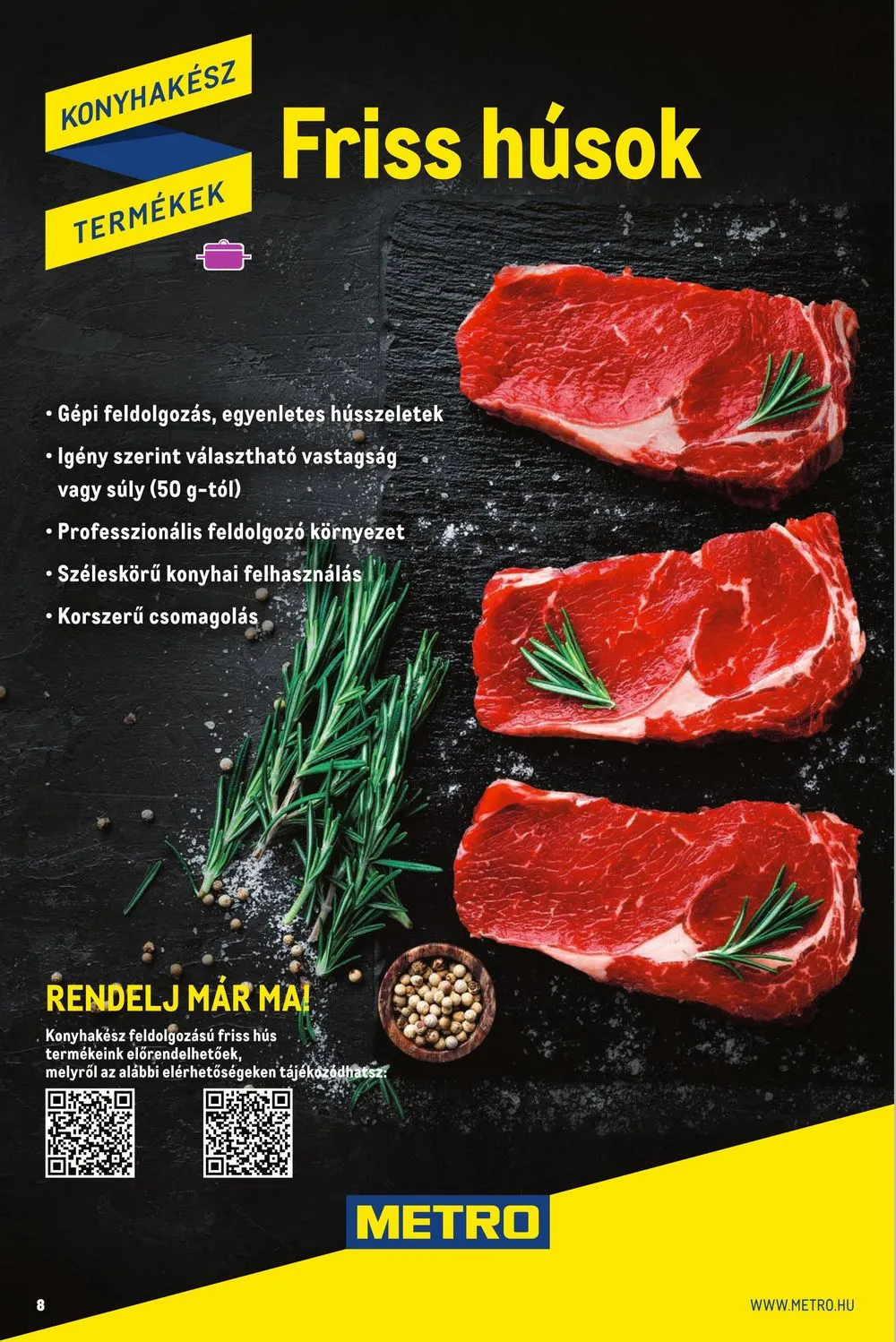 Metro akciós újság Horeca 03.29–05.02 – 8. oldal