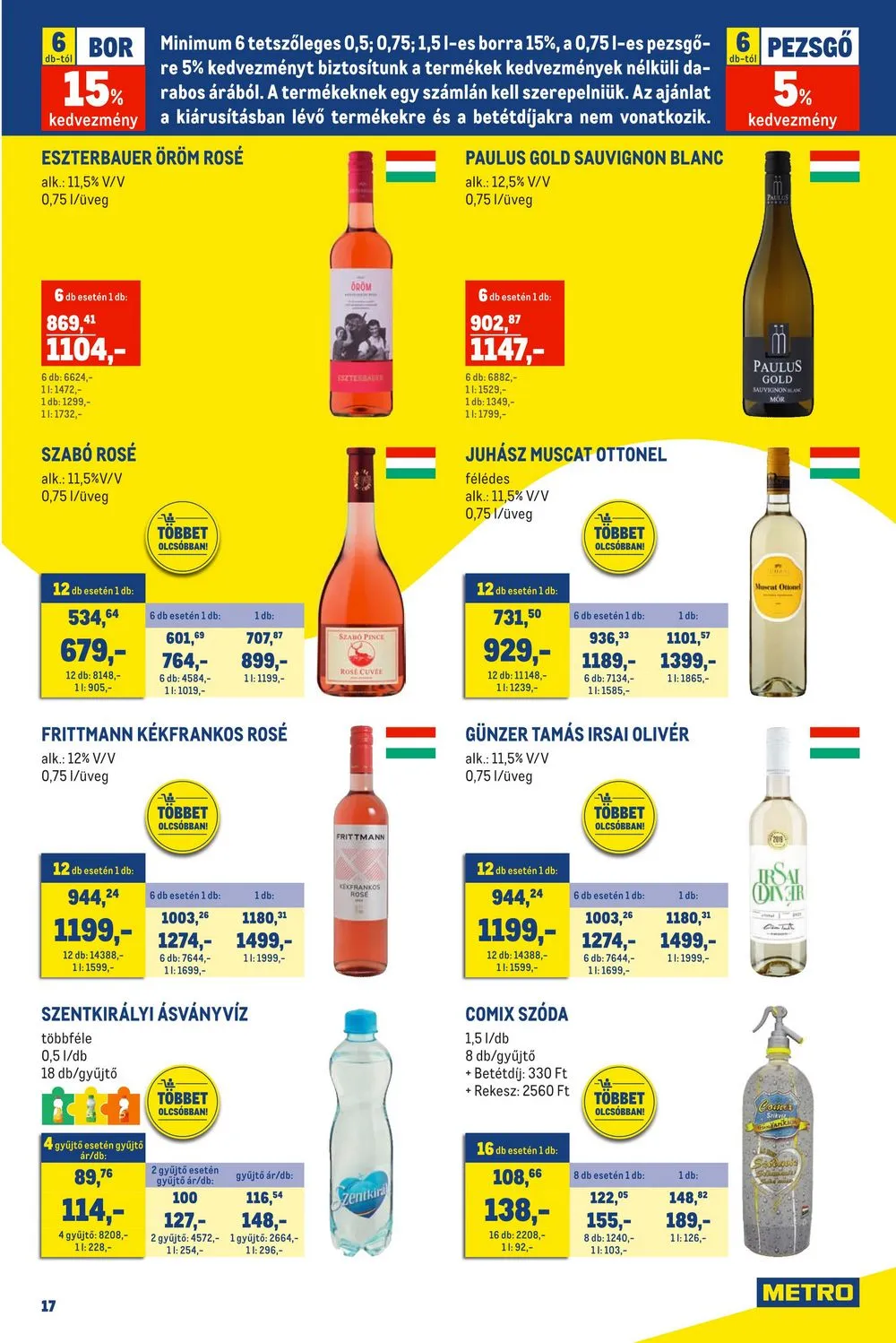 Metro akciós újság Horeca 05.03–05.30 – 17. oldal