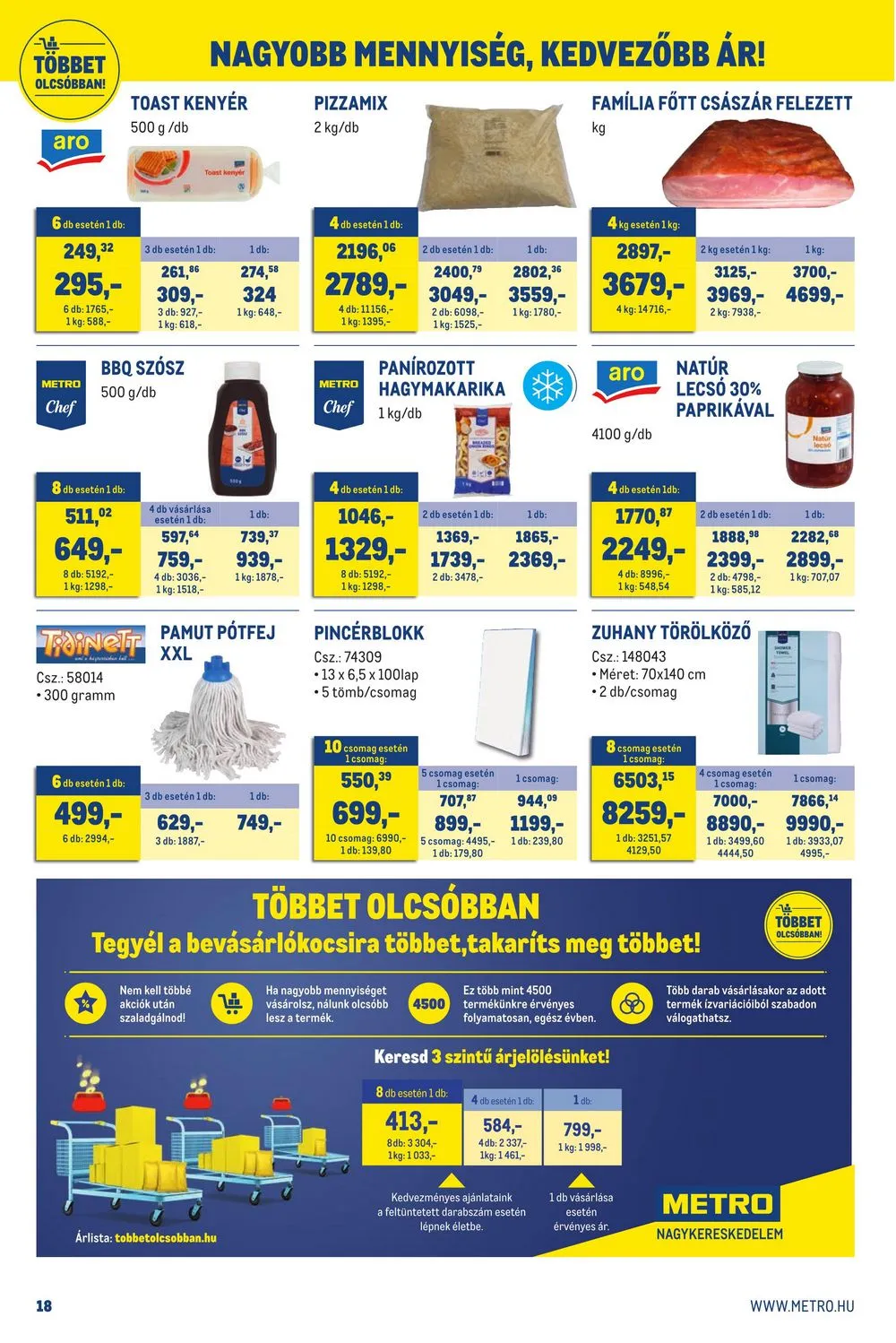 Metro akciós újság Horeca 05.03–05.30 – 18. oldal