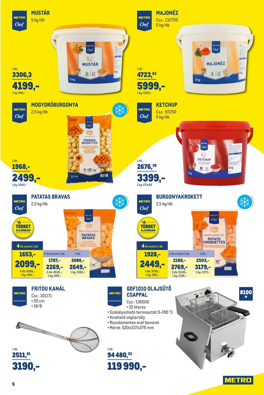 Metro akciós újság Horeca 05.03–05.30 – 5. oldal