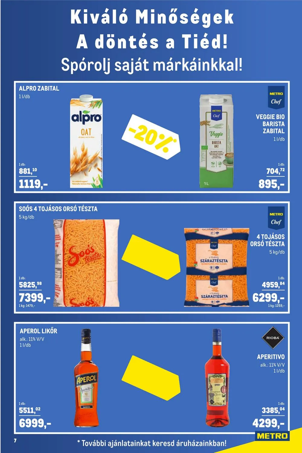 Metro akciós újság Horeca 05.03–05.30 – 7. oldal