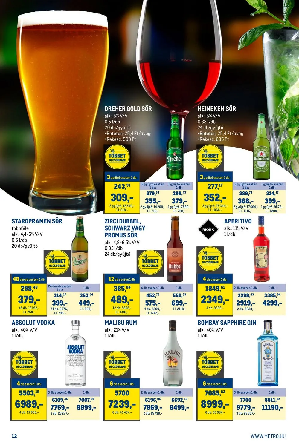 Metro akciós újság Horeca 05.31–06.27 – 12. oldal