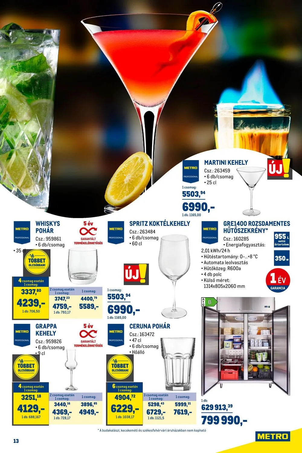 Metro akciós újság Horeca 05.31–06.27 – 13. oldal