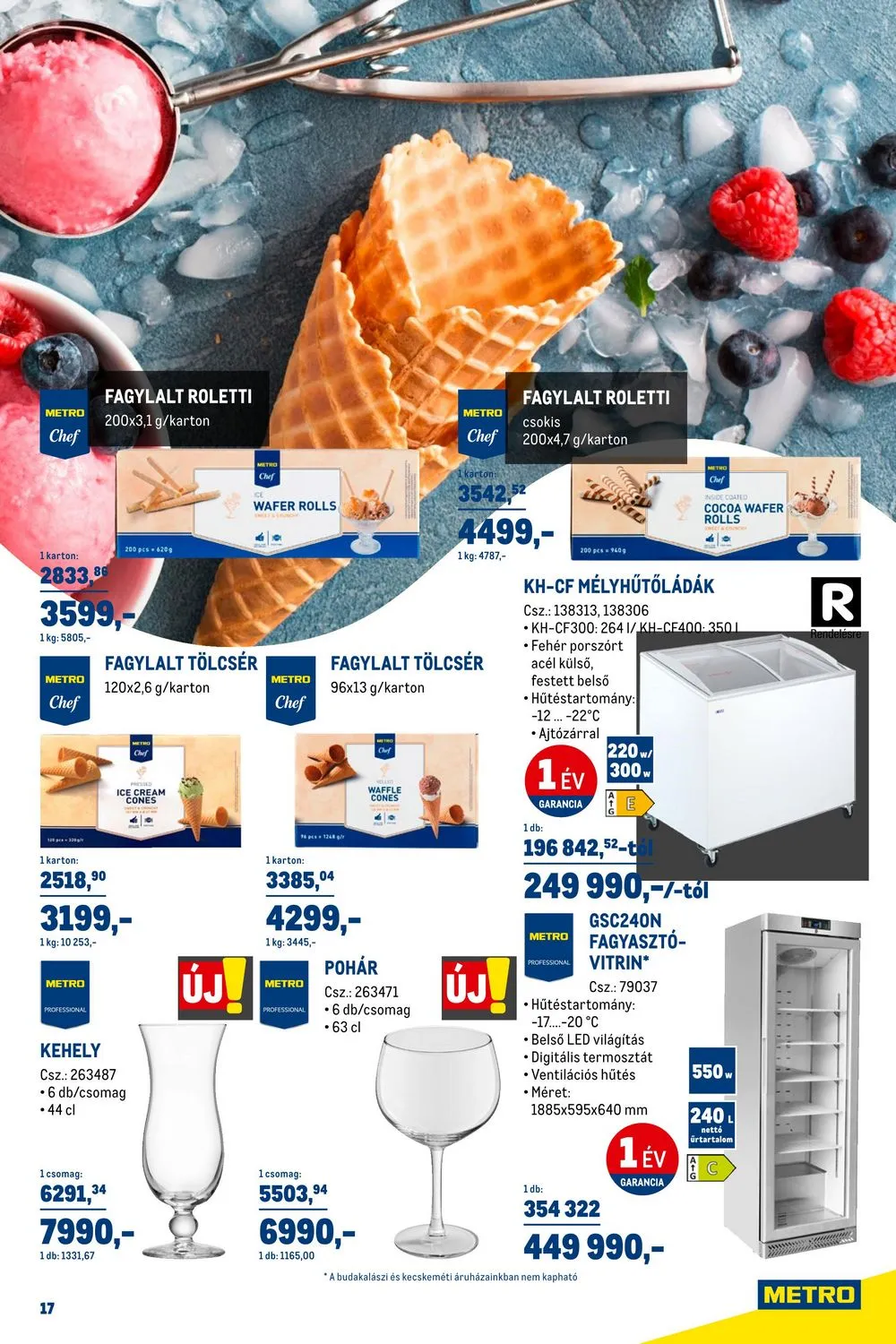 Metro akciós újság Horeca 05.31–06.27 – 17. oldal