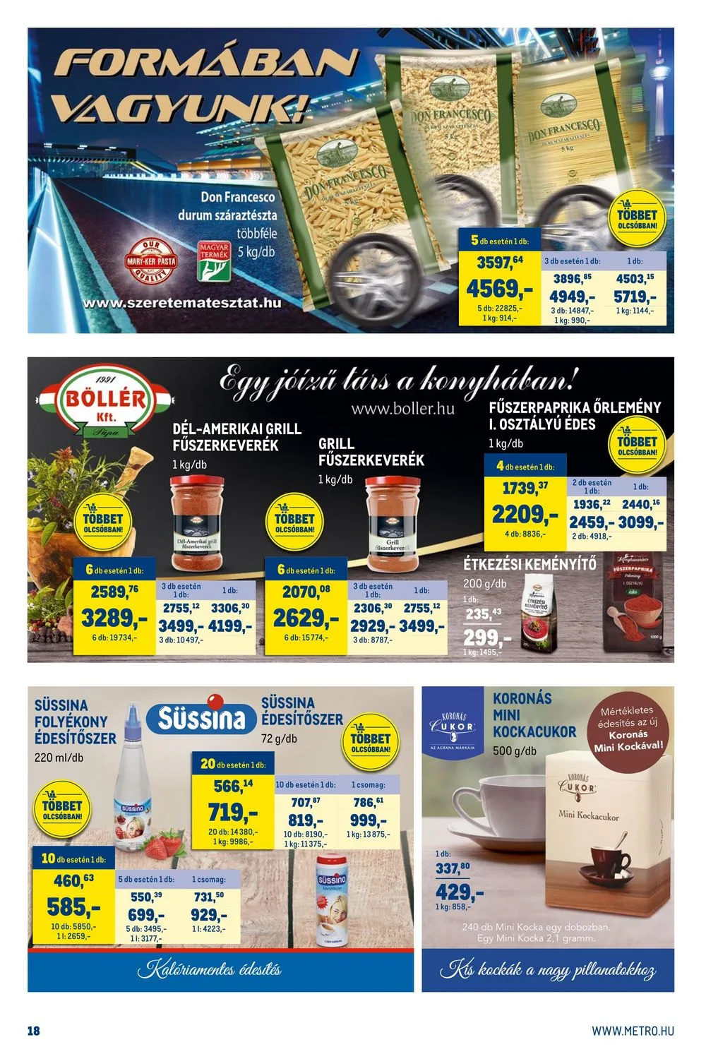 Metro akciós újság Horeca 05.31–06.27 – 18. oldal