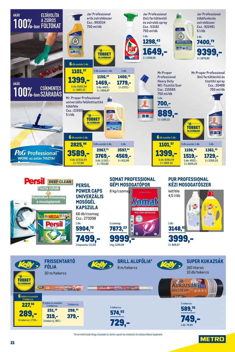 Metro akciós újság Horeca 05.31–06.27 – 21. oldal