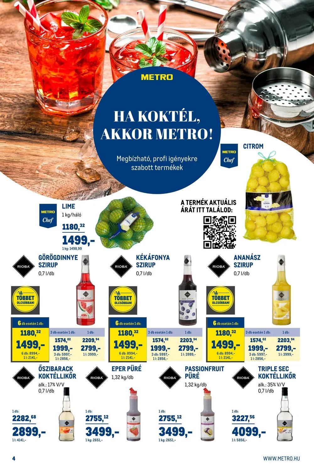 Metro akciós újság Horeca 05.31–06.27 – 4. oldal