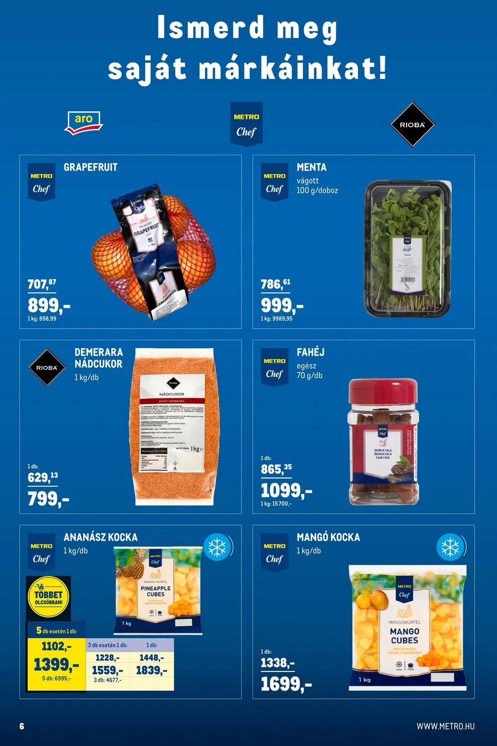 Metro akciós újság Horeca 05.31–06.27 – 6. oldal