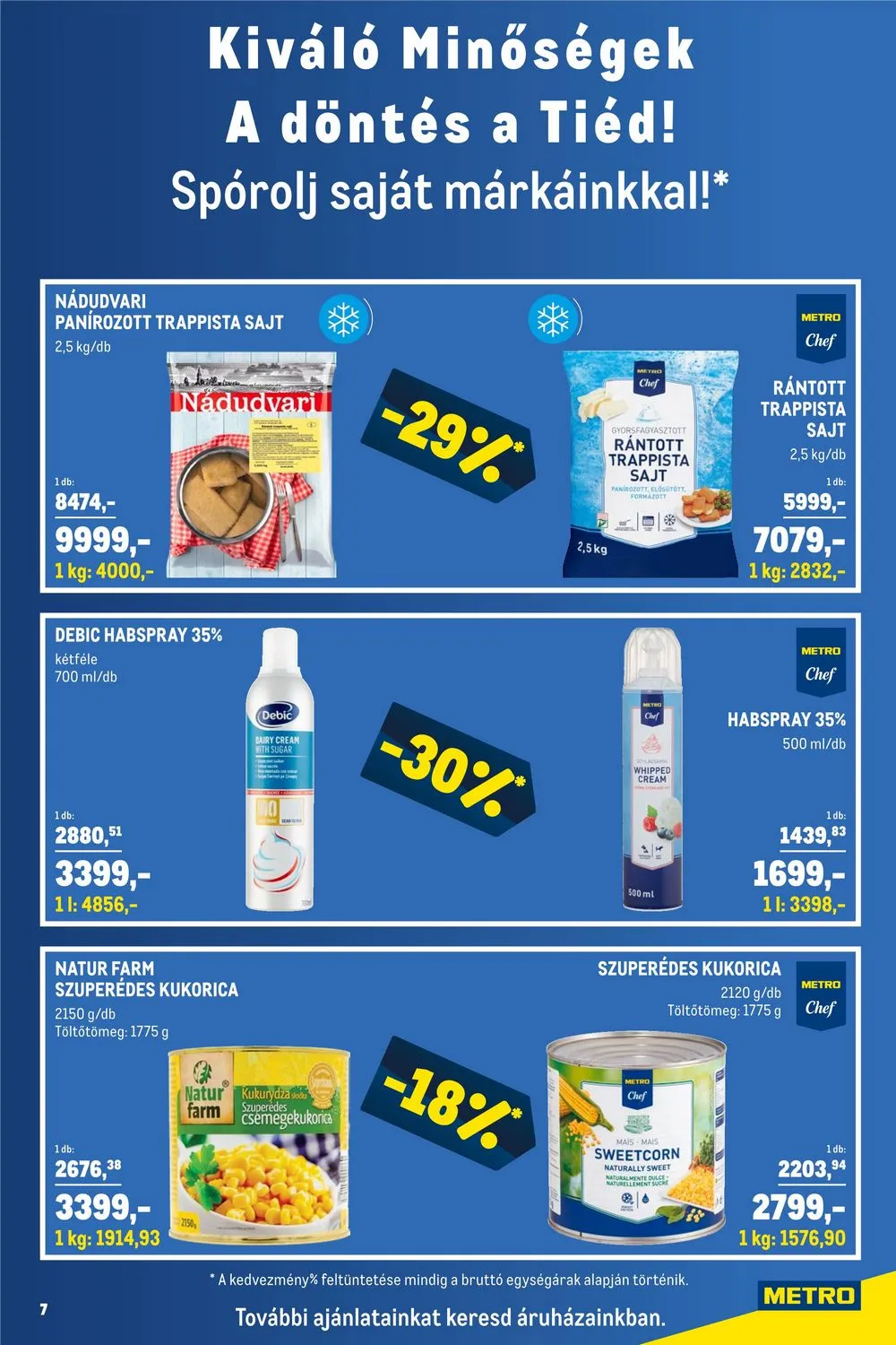 Metro akciós újság Horeca 05.31–06.27 – 7. oldal