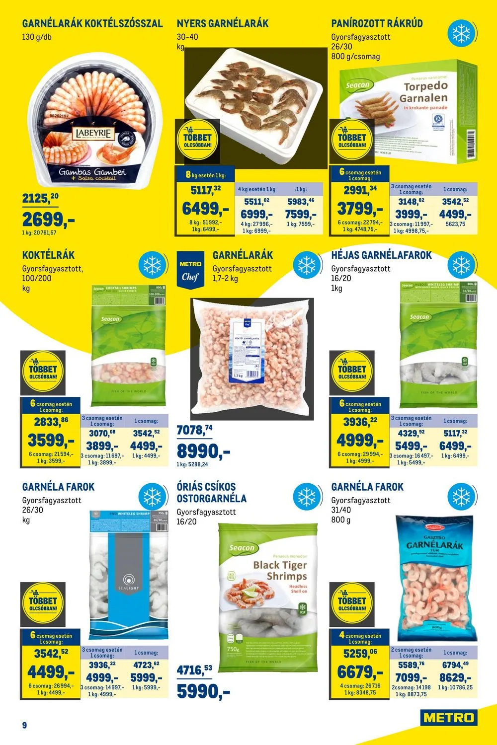 Metro akciós újság Horeca 05.31–06.27 – 9. oldal