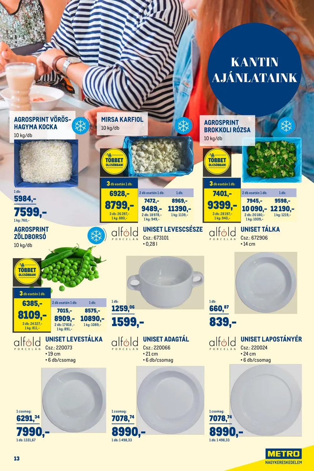 Metro akciós újság Horeca 08.23–09.19 – 13. oldal