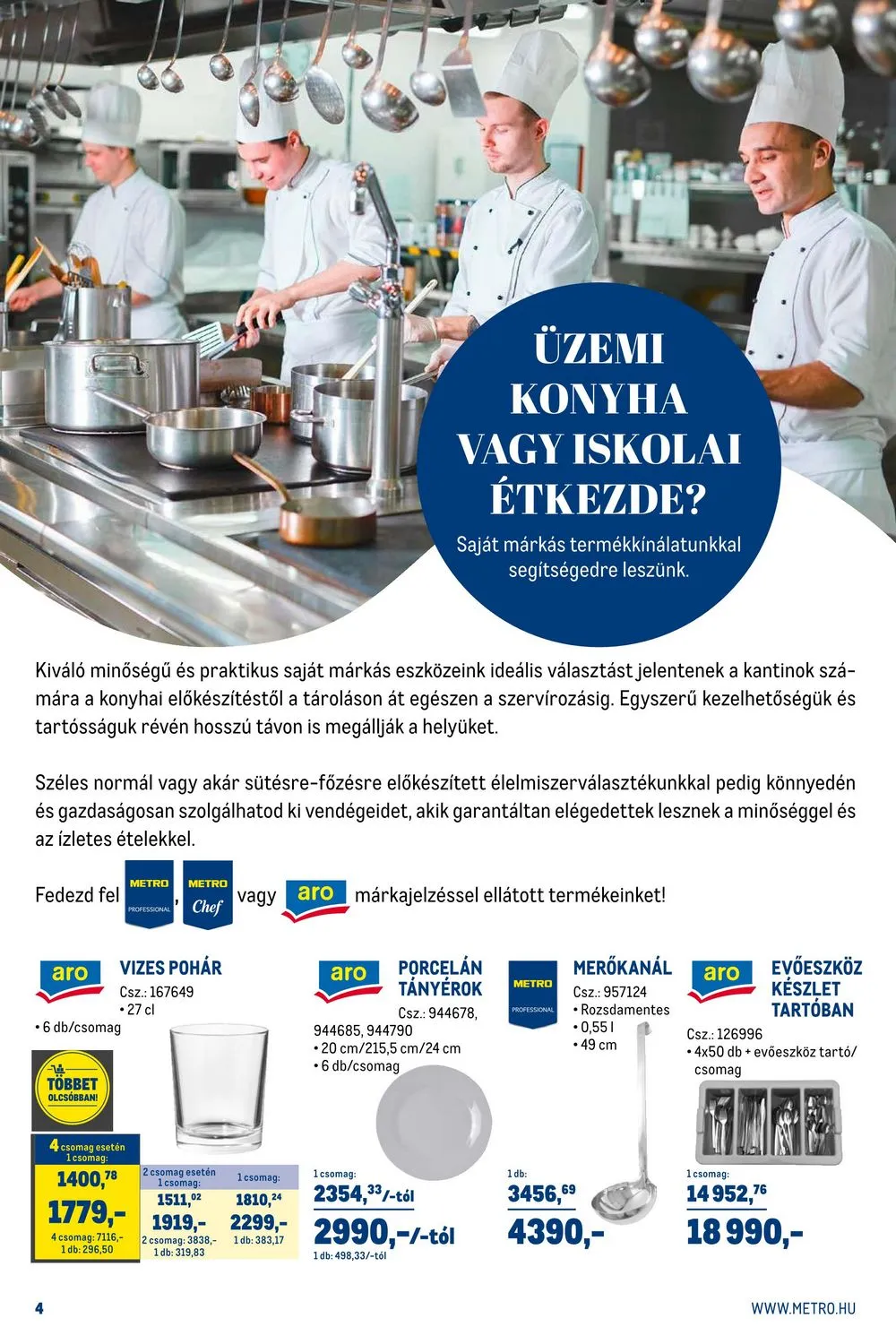 Metro akciós újság Horeca 08.23–09.19 – 4. oldal