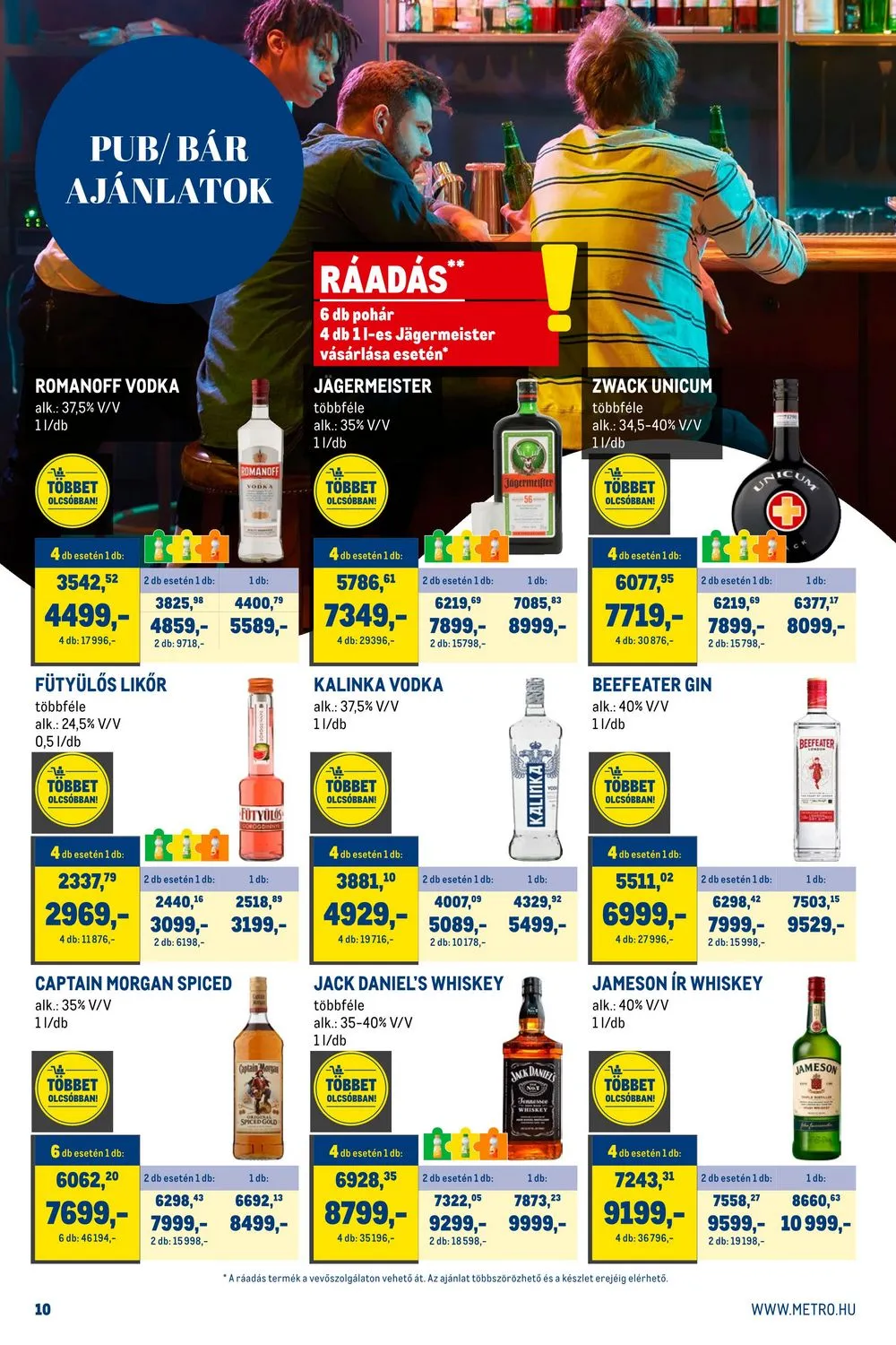 Metro akciós újság Horeca 09.20–10.17 – 10. oldal