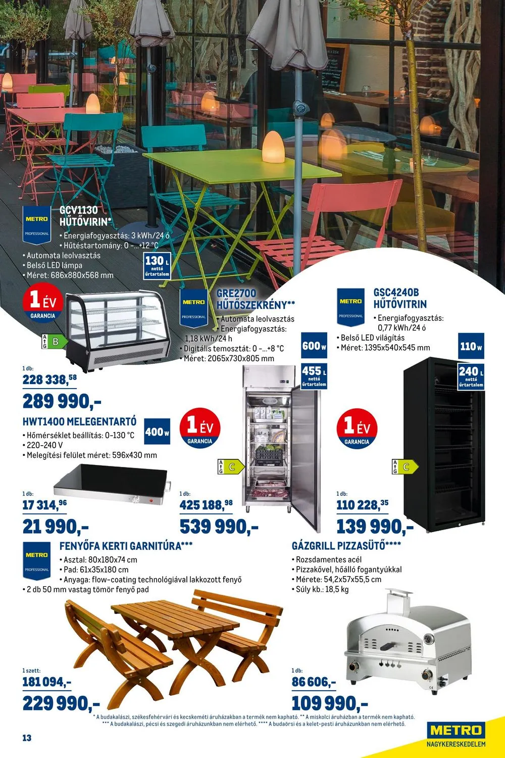 Metro akciós újság Horeca 09.20–10.17 – 13. oldal