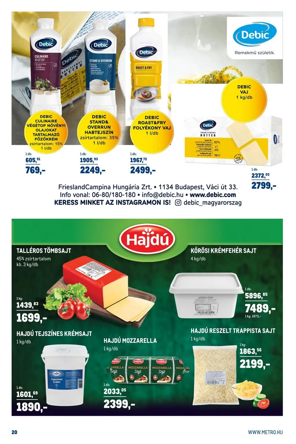Metro akciós újság Horeca 09.20–10.17 – 20. oldal