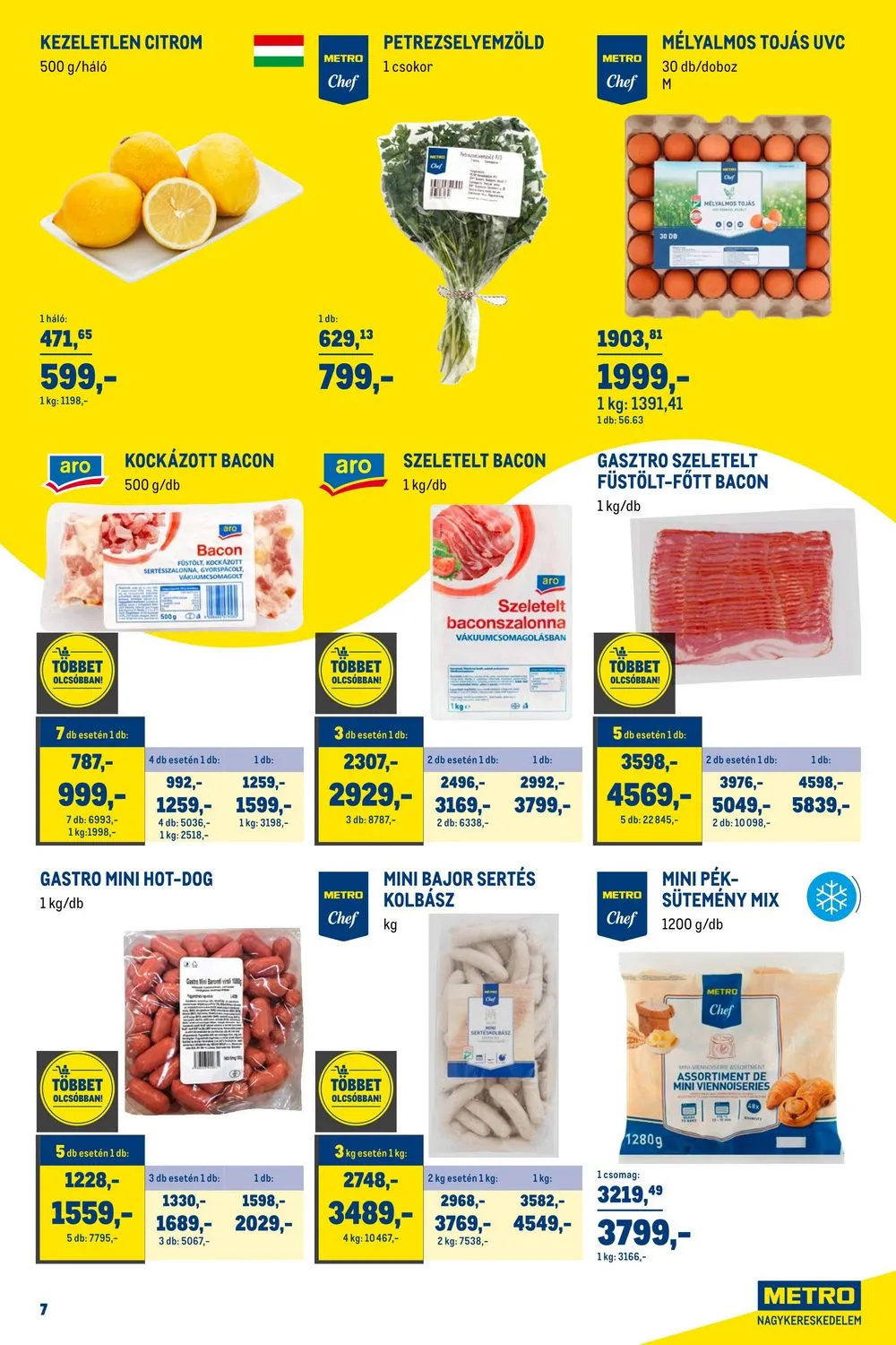 Metro akciós újság Horeca 09.20–10.17 – 7. oldal