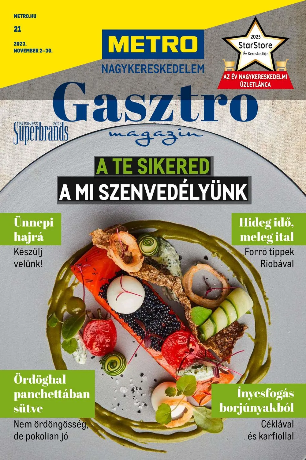 Metro akciós újság Horeca 11.02–11.30