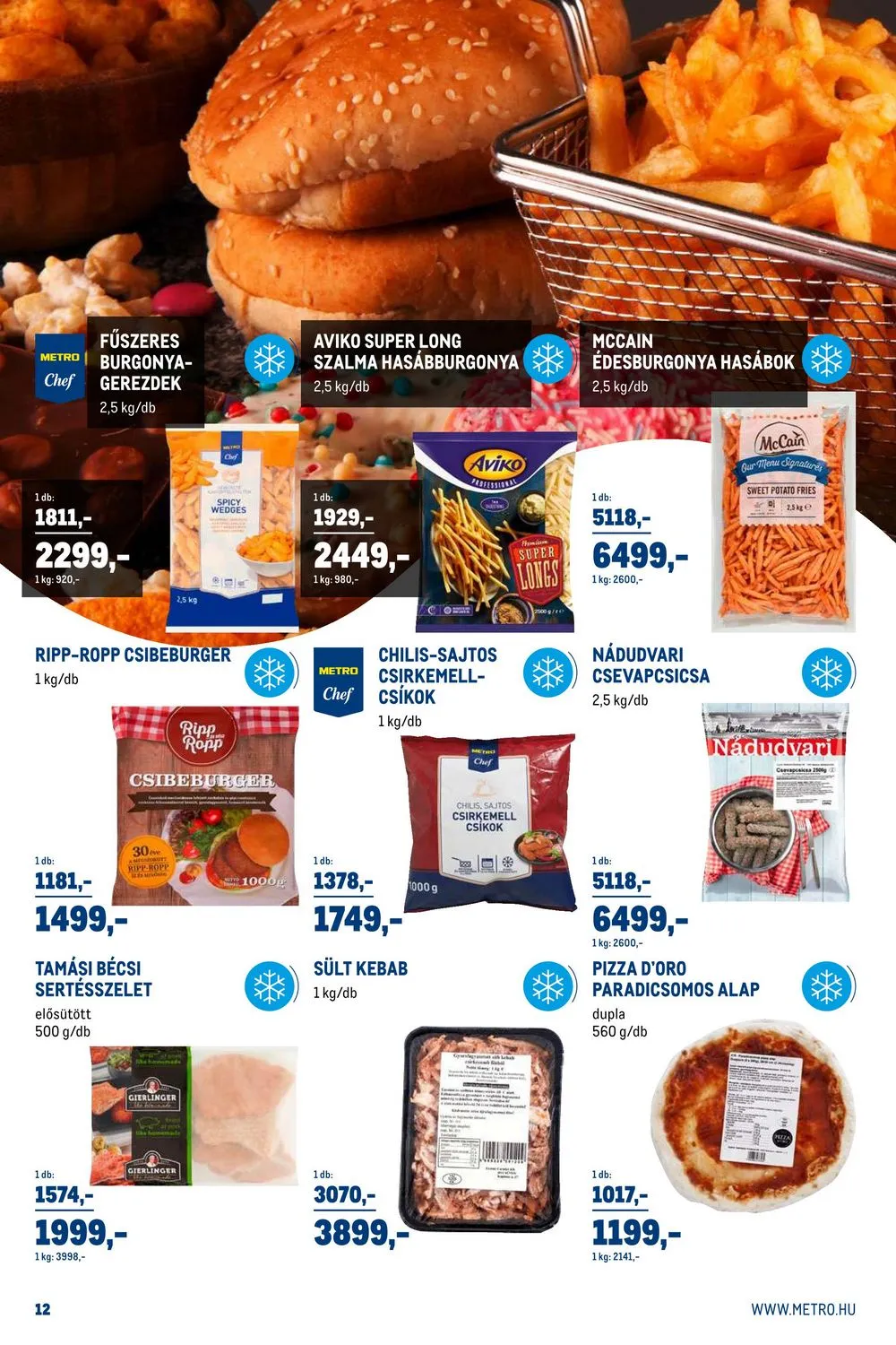 Metro akciós újság Horeca 11.02–11.30 – 12. oldal