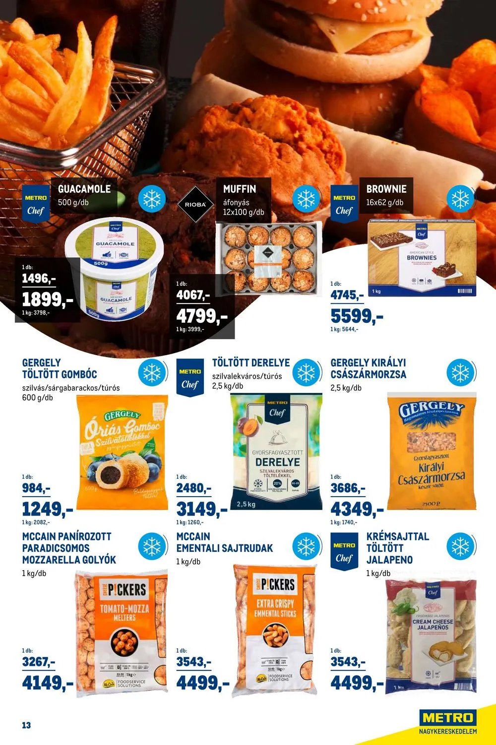 Metro akciós újság Horeca 11.02–11.30 – 13. oldal