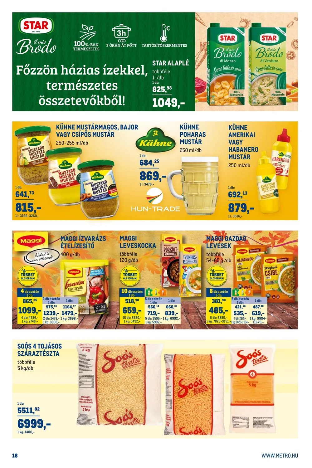 Metro akciós újság Horeca 11.02–11.30 – 18. oldal