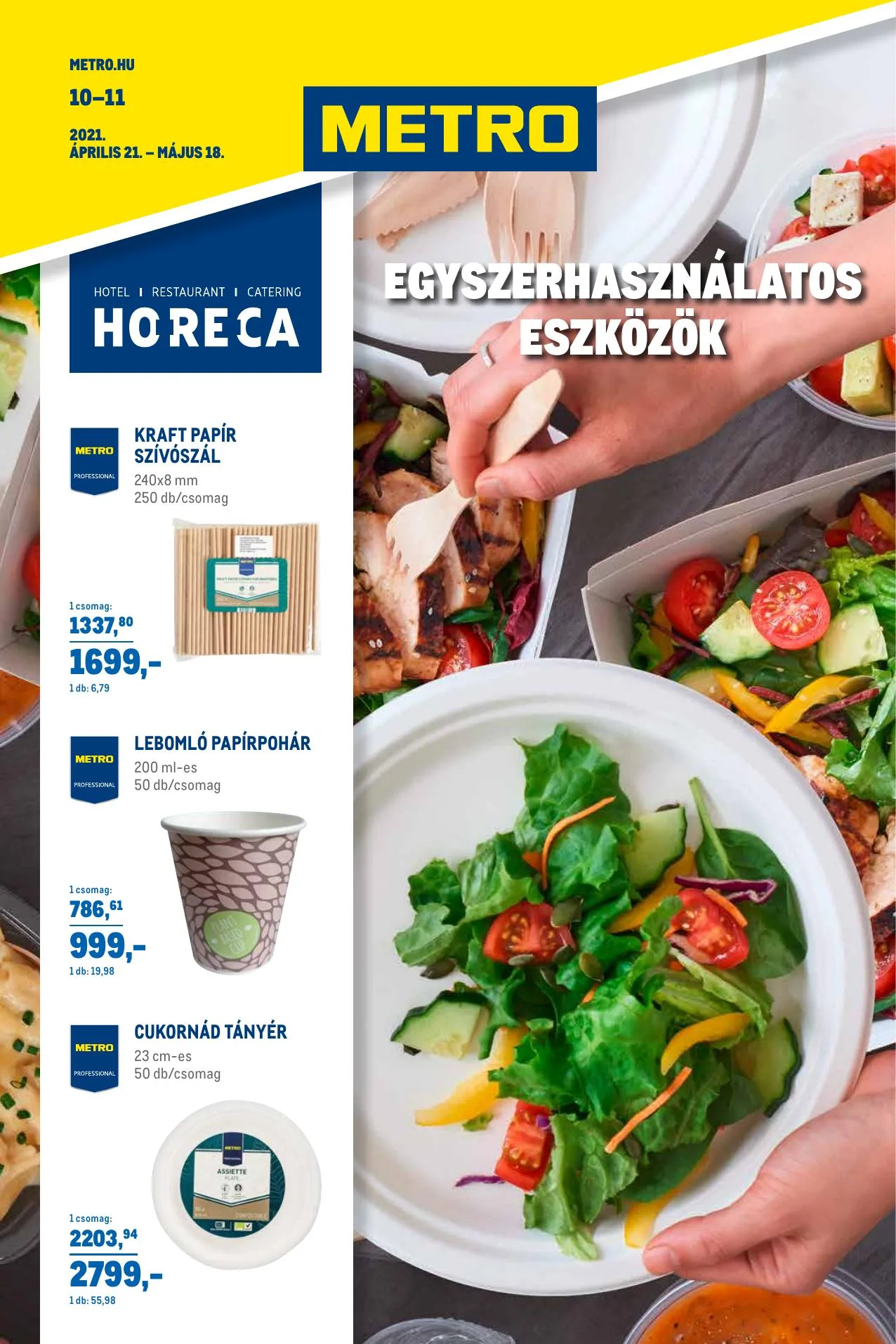 Metro akciós újság Horeca2 04.21–05.18
