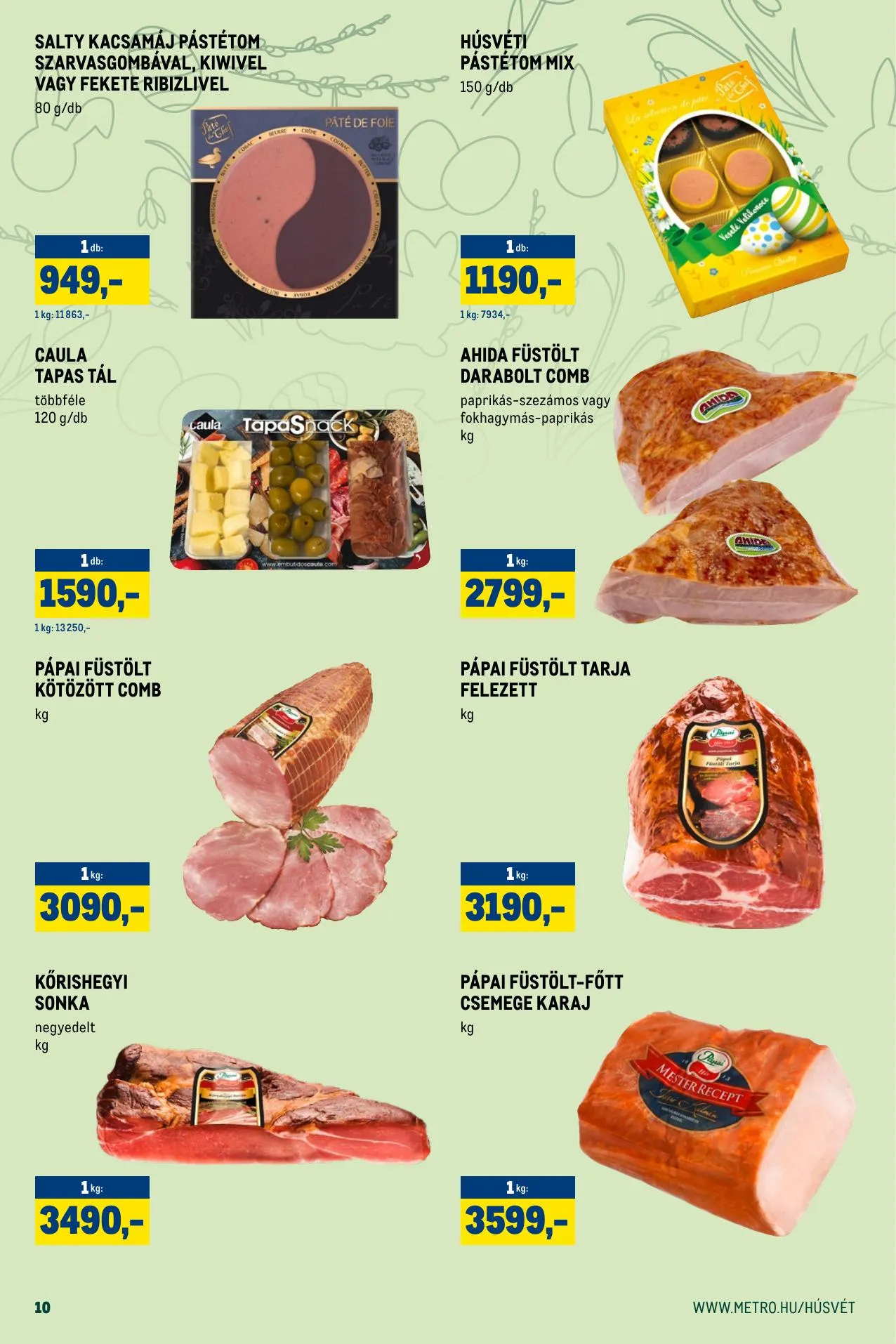 Metro akciós újság Húsvét Nagyban 03.01–04.04 – 10. oldal