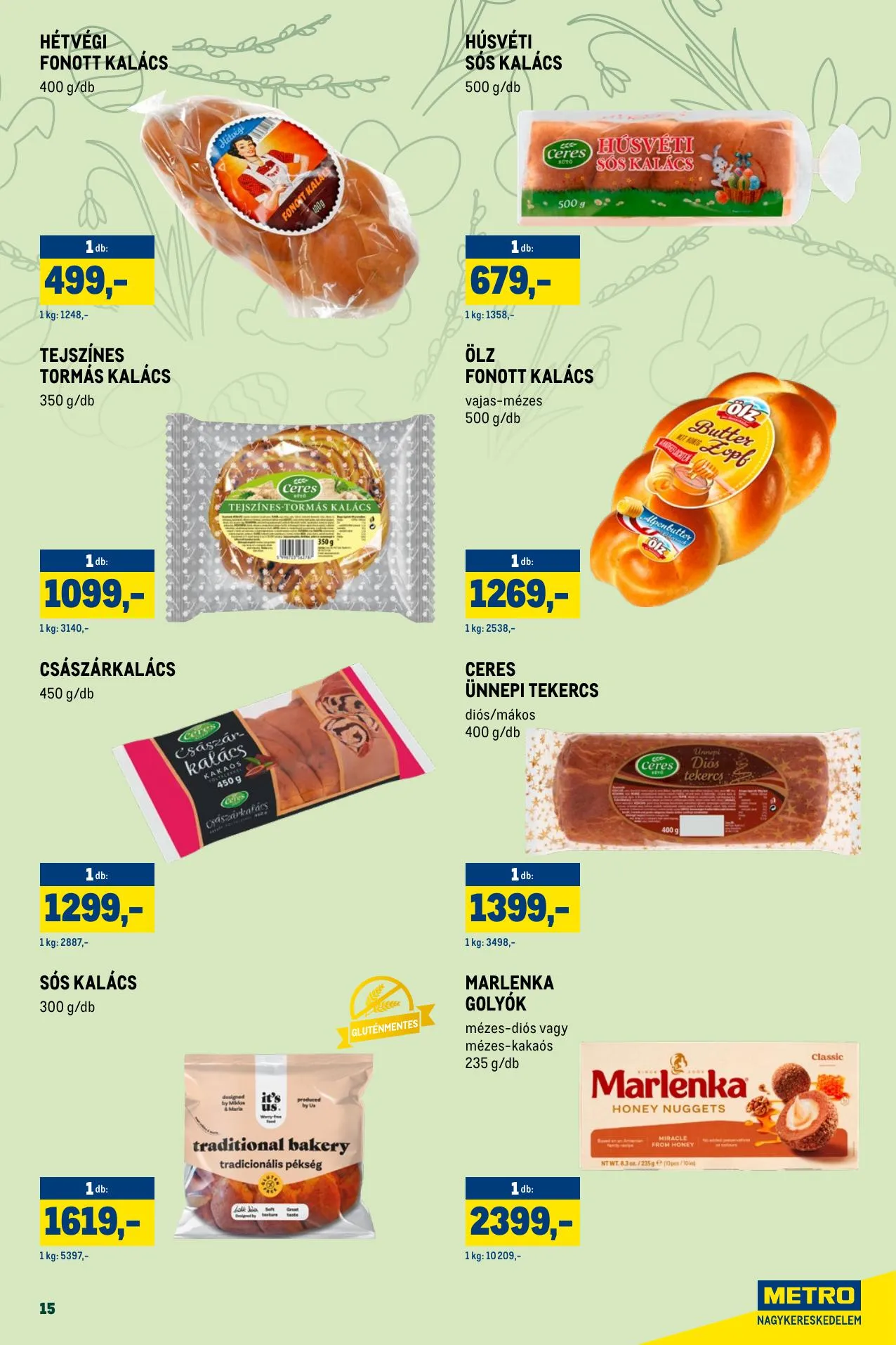 Metro akciós újság Húsvét Nagyban 03.01–04.04 – 15. oldal