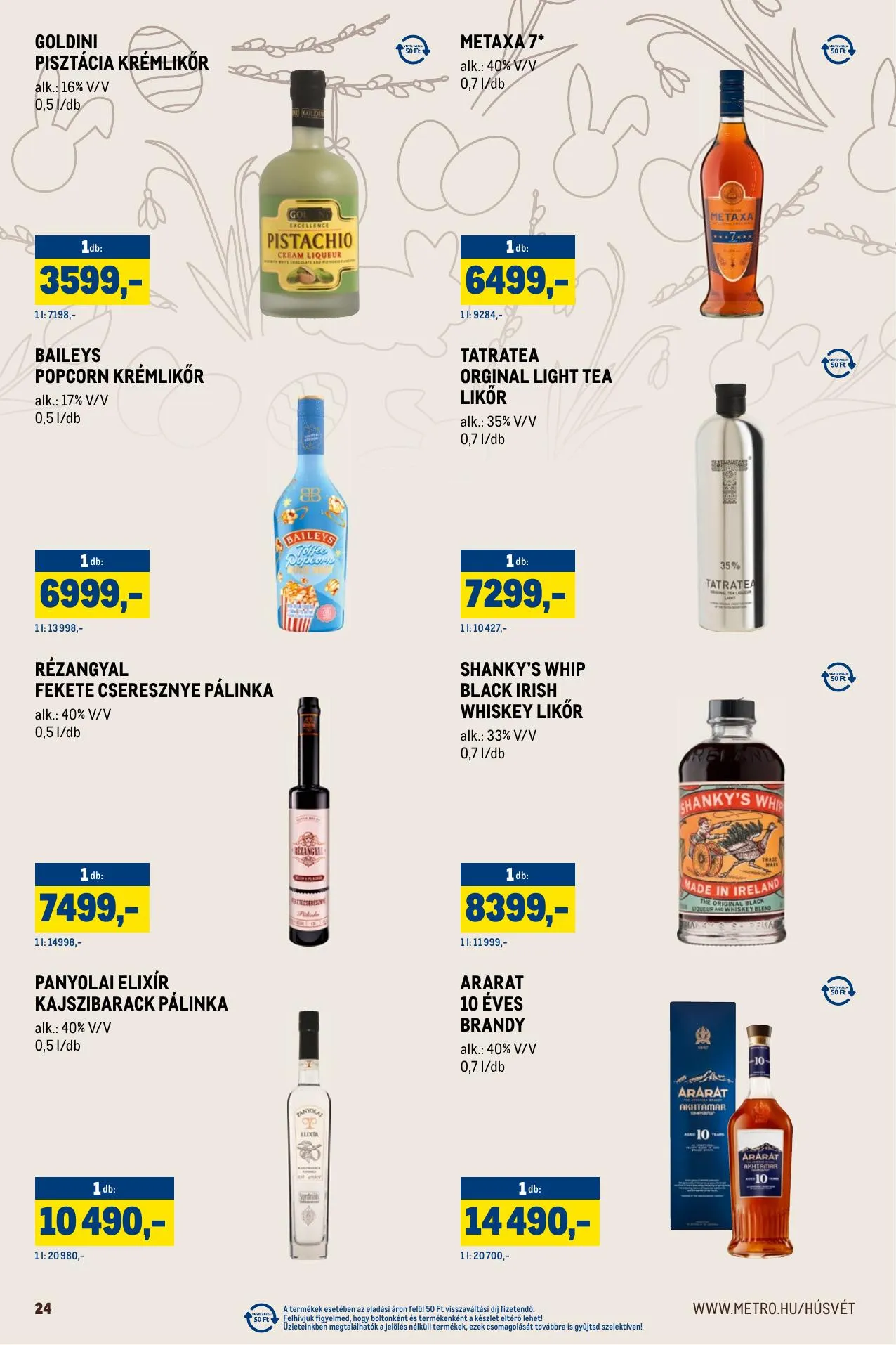 Metro akciós újság Húsvét Nagyban 03.01–04.04 – 24. oldal