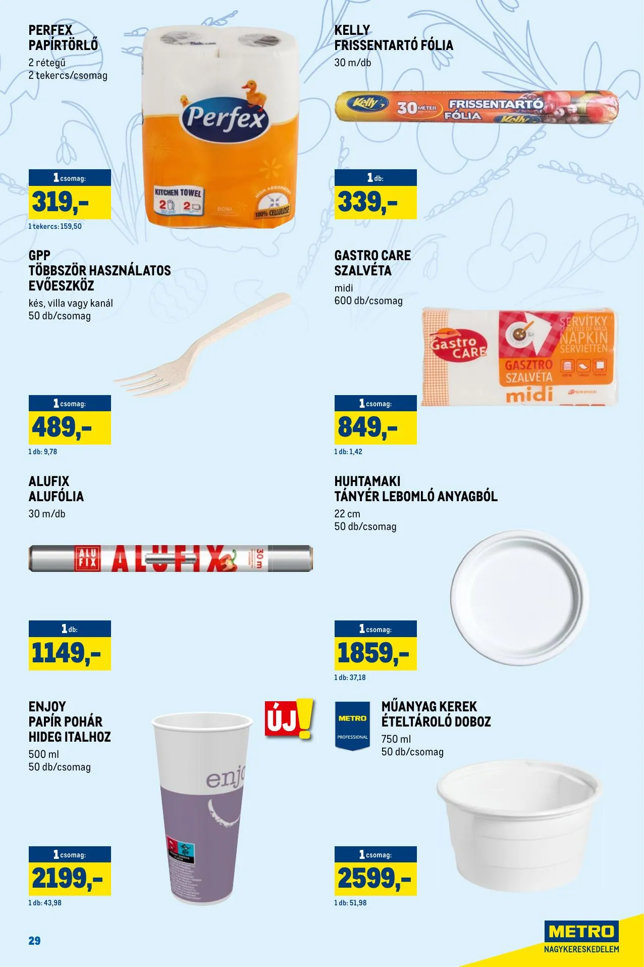 Metro akciós újság Húsvét Nagyban 03.01–04.04 – 29. oldal