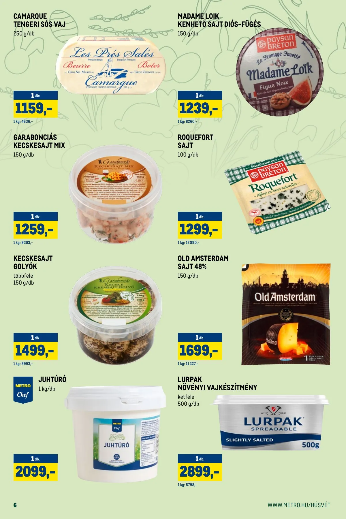 Metro akciós újság Húsvét Nagyban 03.01–04.04 – 6. oldal