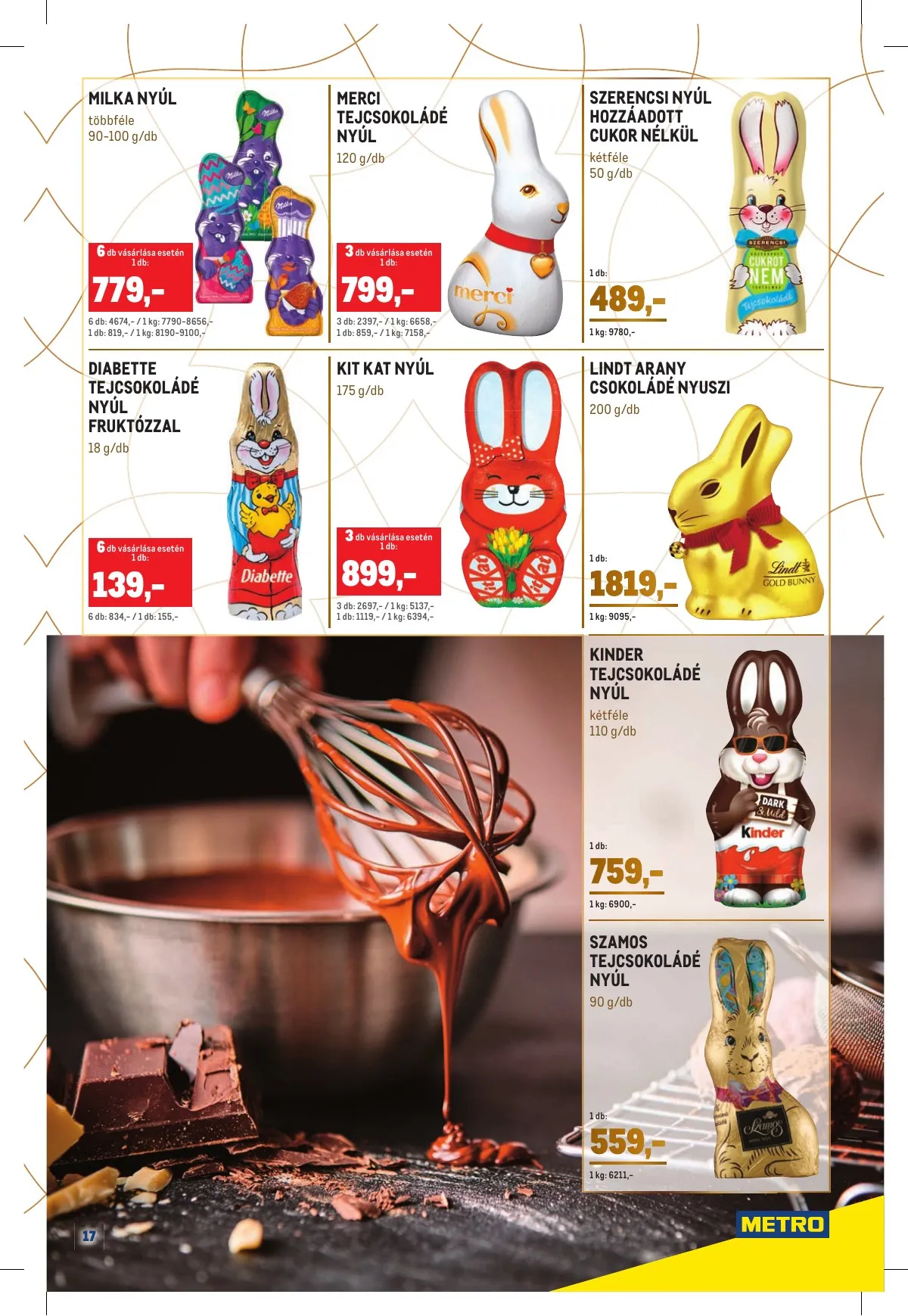 Metro akciós újság Húsvét 03.16–04.19 – 17. oldal