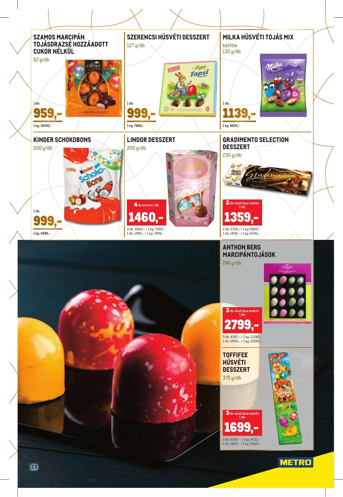 Metro akciós újság Húsvét 03.16–04.19 – 23. oldal