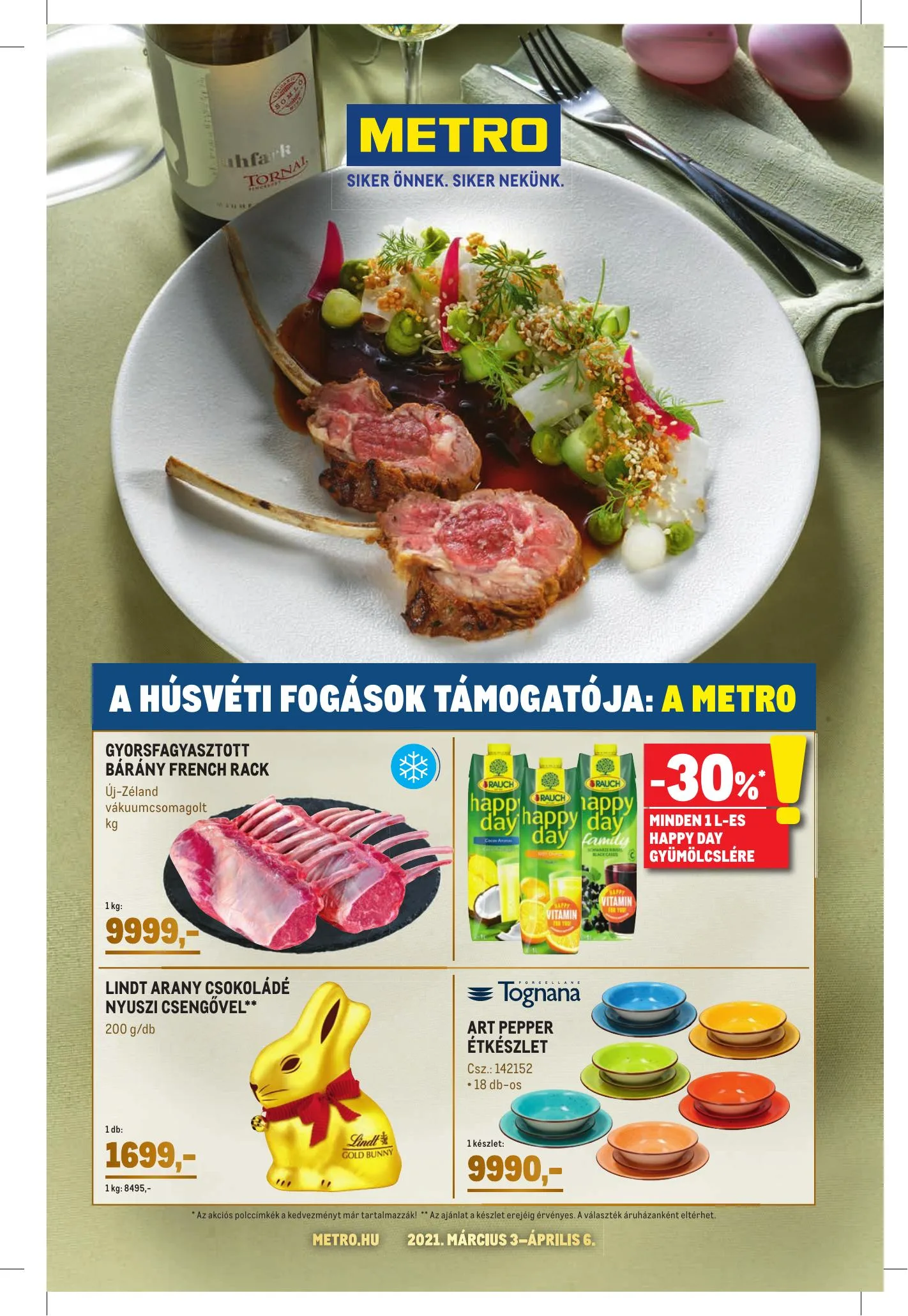 Metro akciós újság Husveti Gourmet katalógus 03.03–04.06